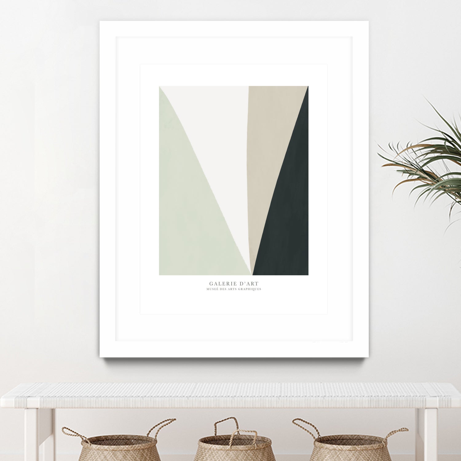 Art Graphique II by M studio on GIANT ART - beige scandinavian