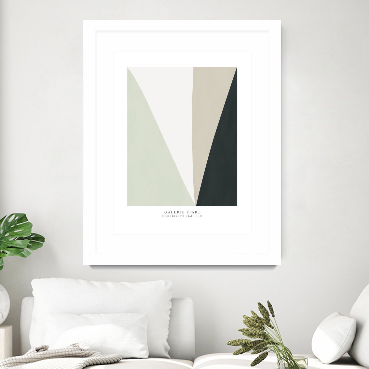 Art Graphique II by M studio on GIANT ART - beige scandinavian