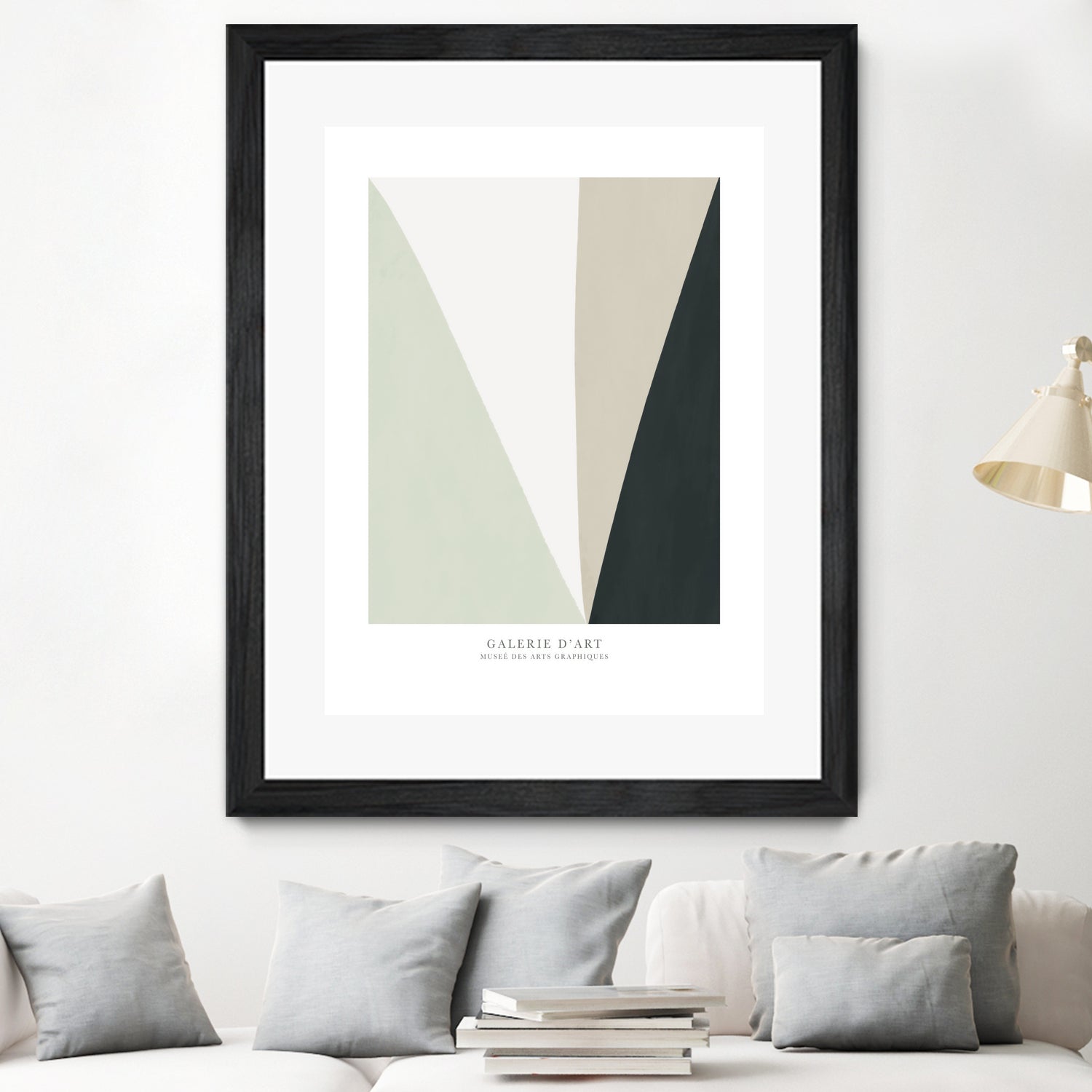 Art Graphique II by M studio on GIANT ART - beige scandinavian