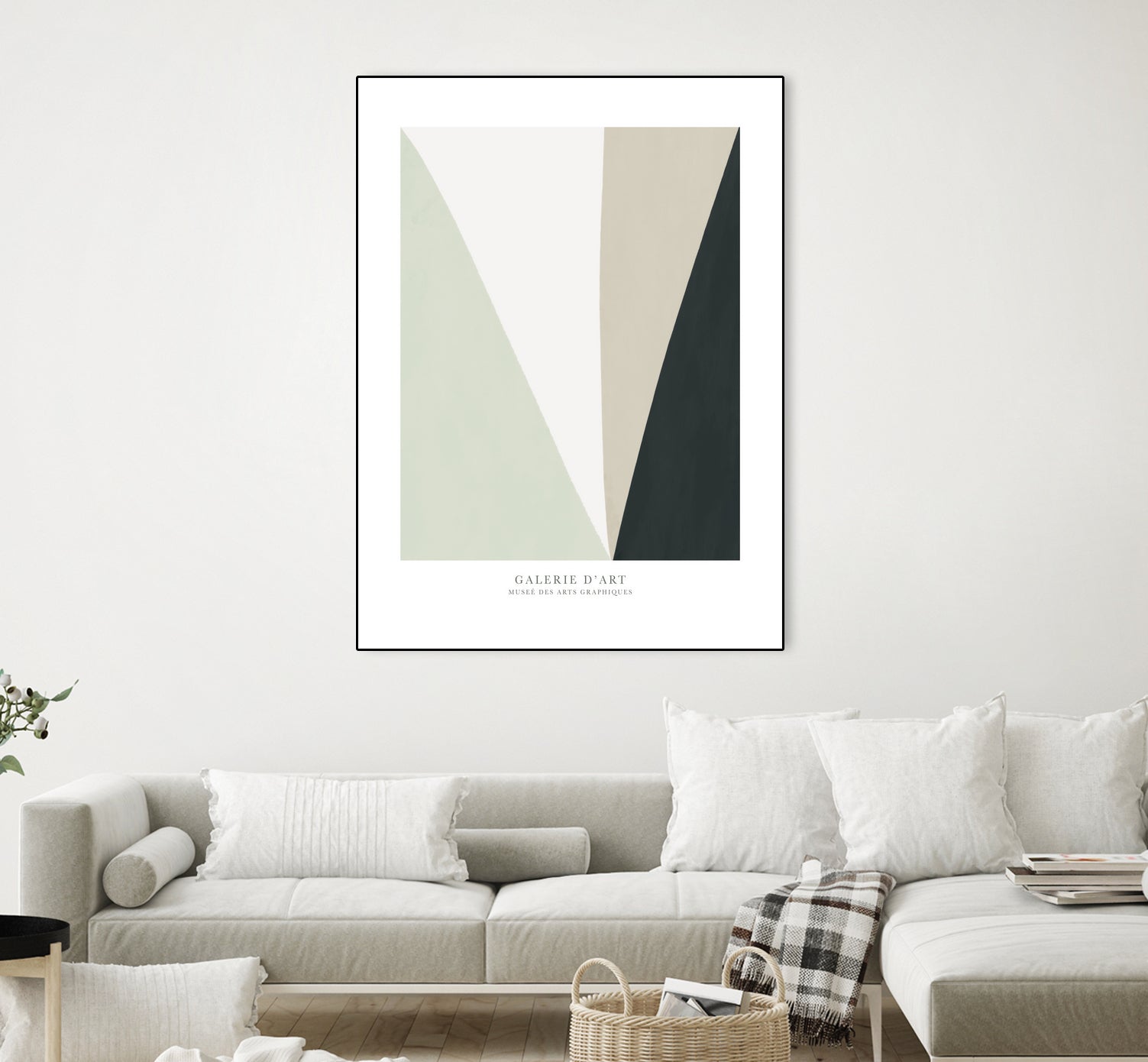 Art Graphique II by M studio on GIANT ART - beige scandinavian