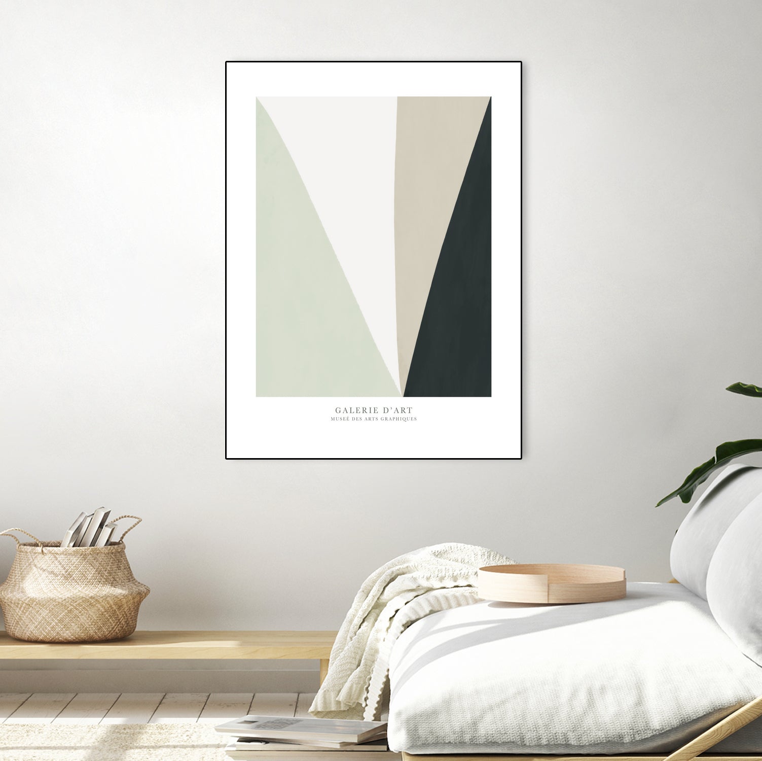 Art Graphique II by M studio on GIANT ART - beige scandinavian