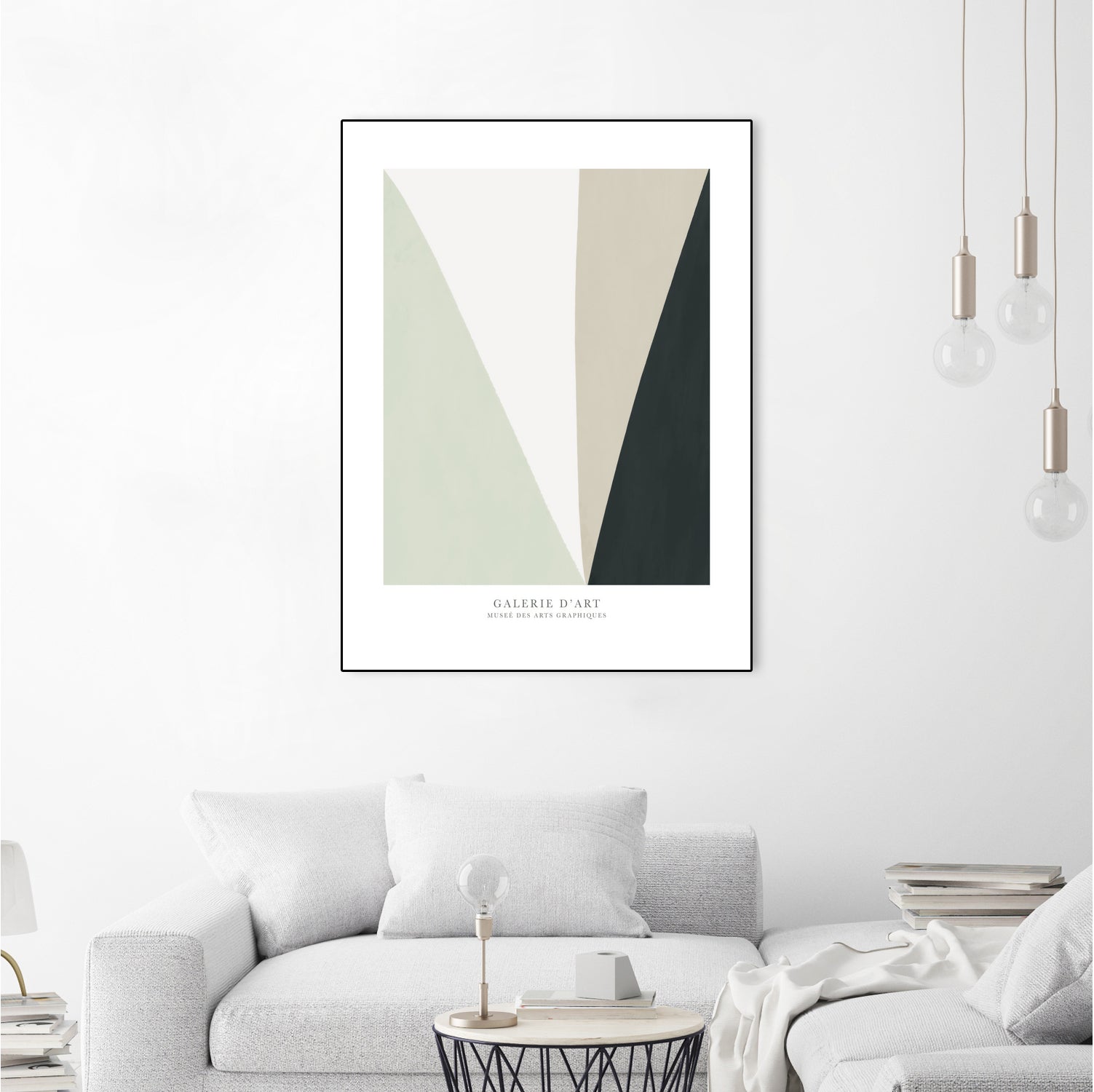 Art Graphique II by M studio on GIANT ART - beige scandinavian