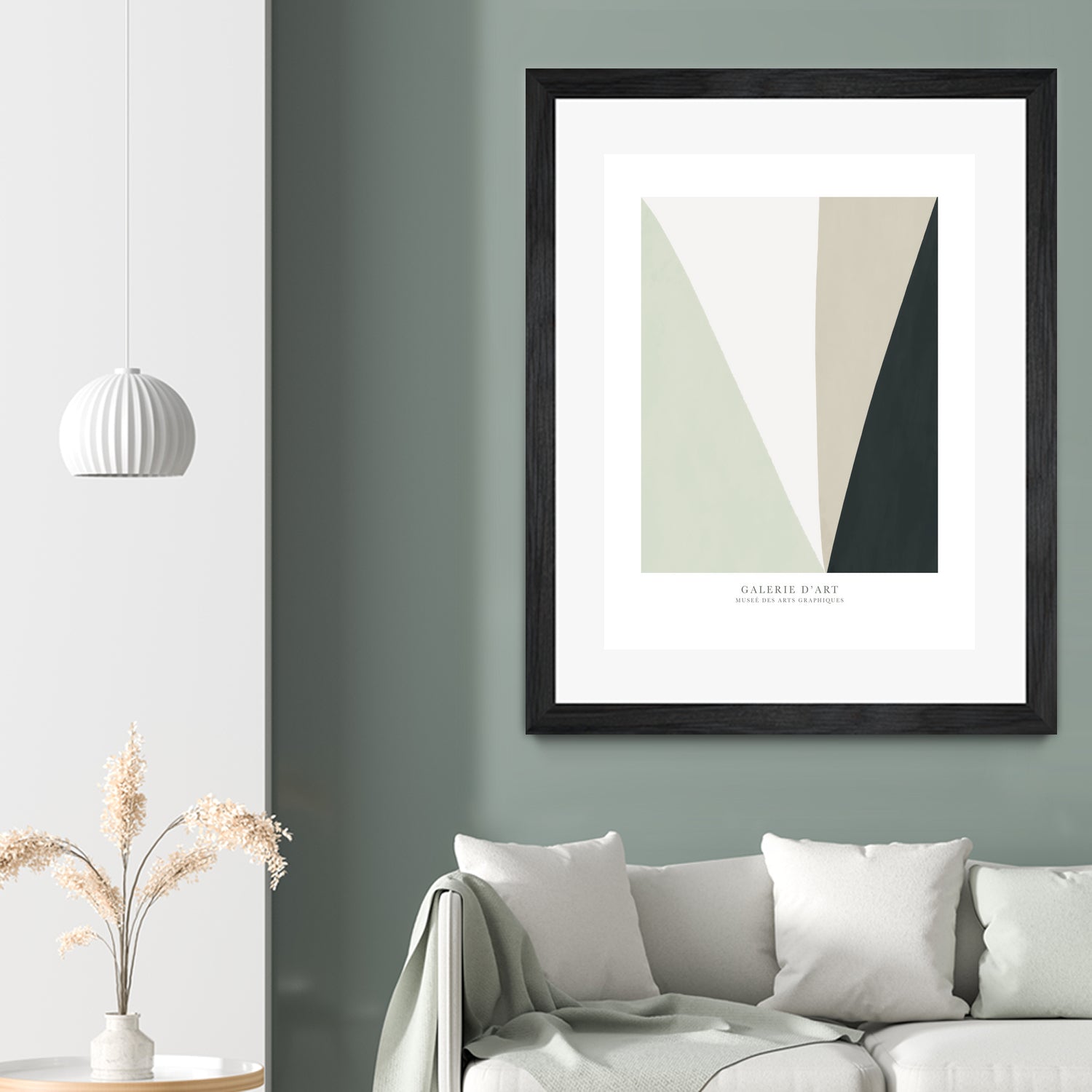 Art Graphique II by M studio on GIANT ART - beige scandinavian