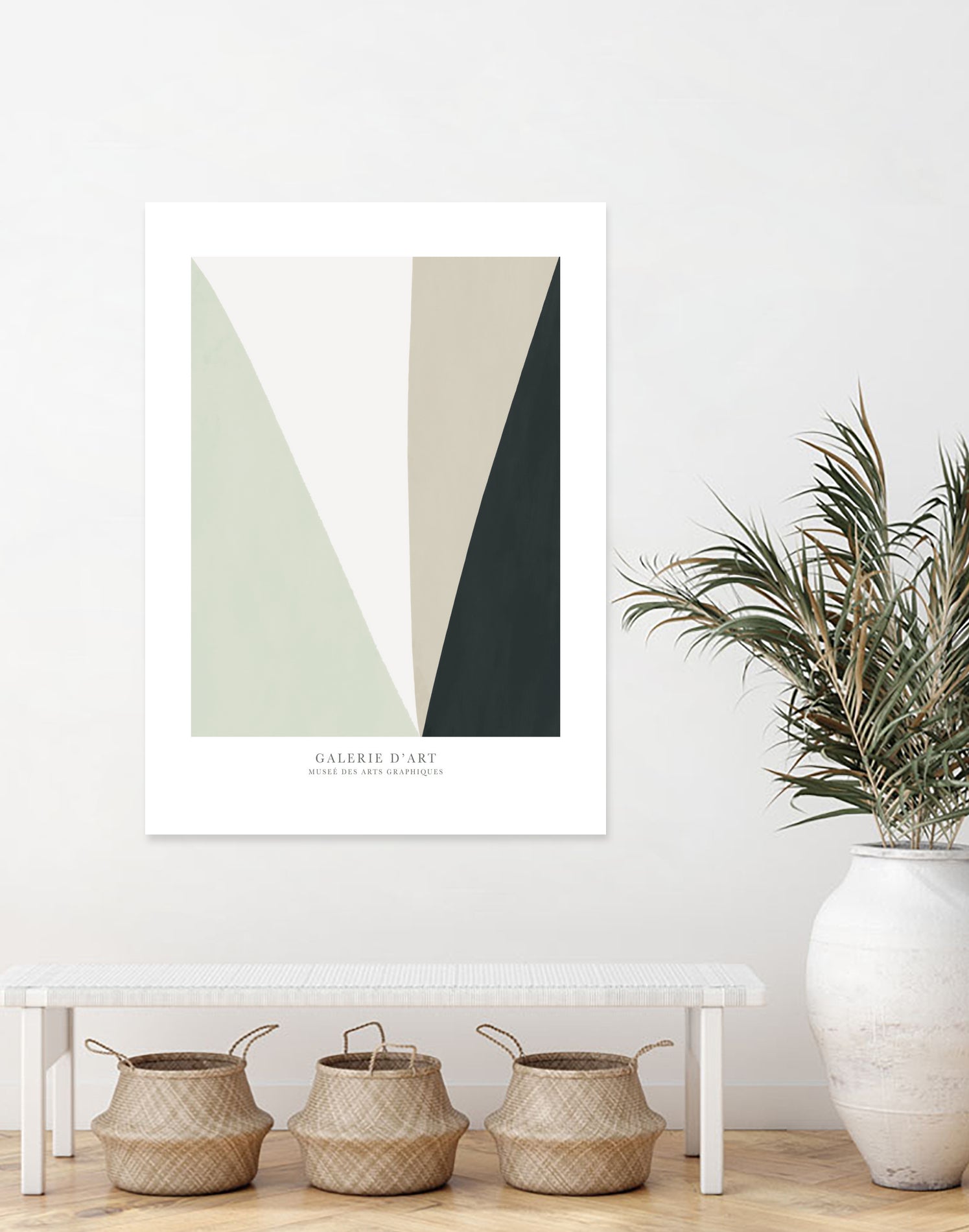 Art Graphique II by M studio on GIANT ART - beige scandinavian