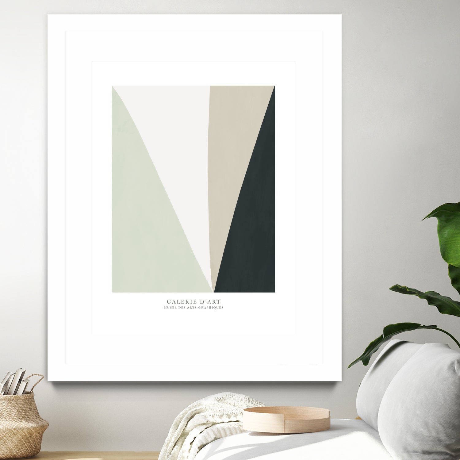 Art Graphique II by M studio on GIANT ART - beige scandinavian