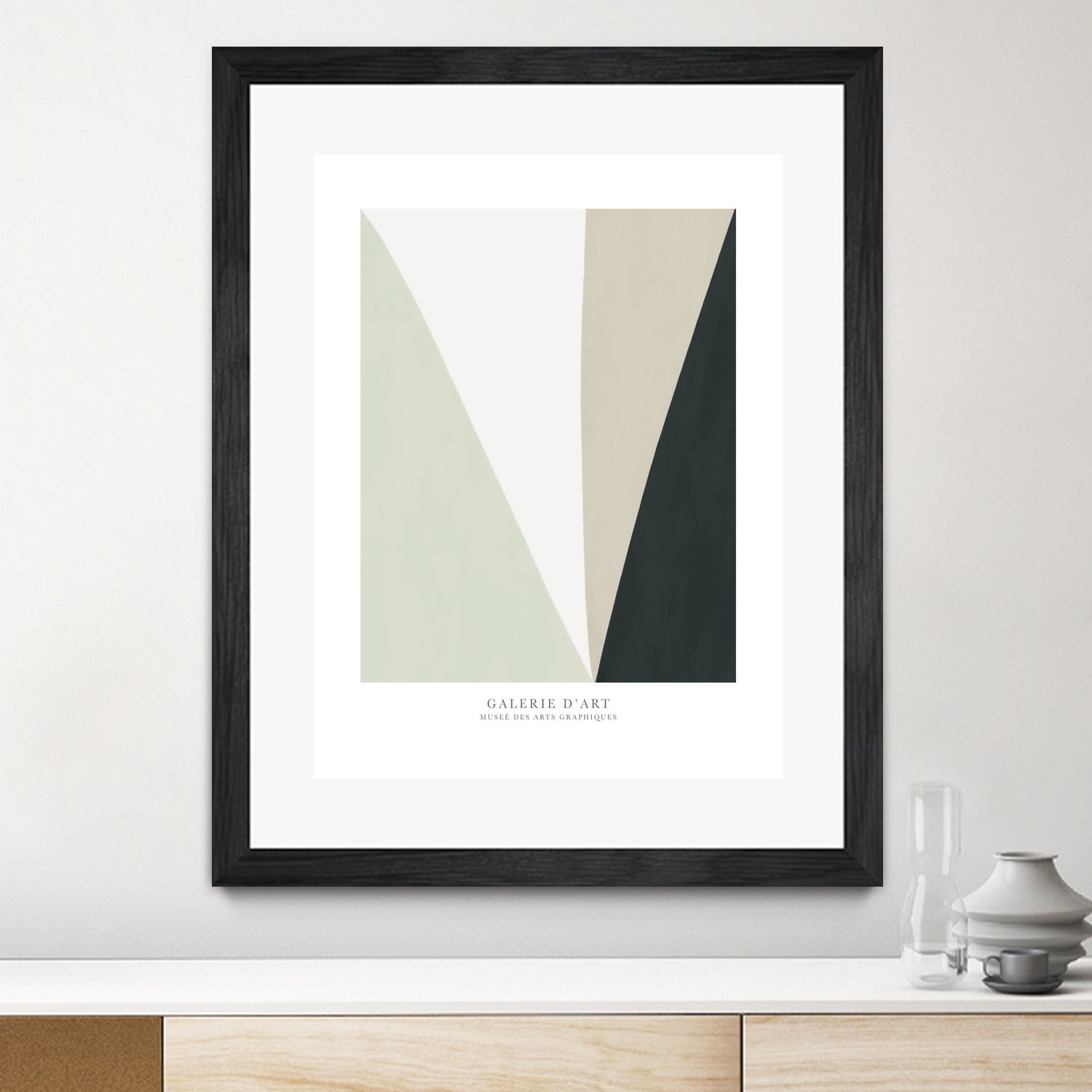 Art Graphique II by M studio on GIANT ART - beige scandinavian