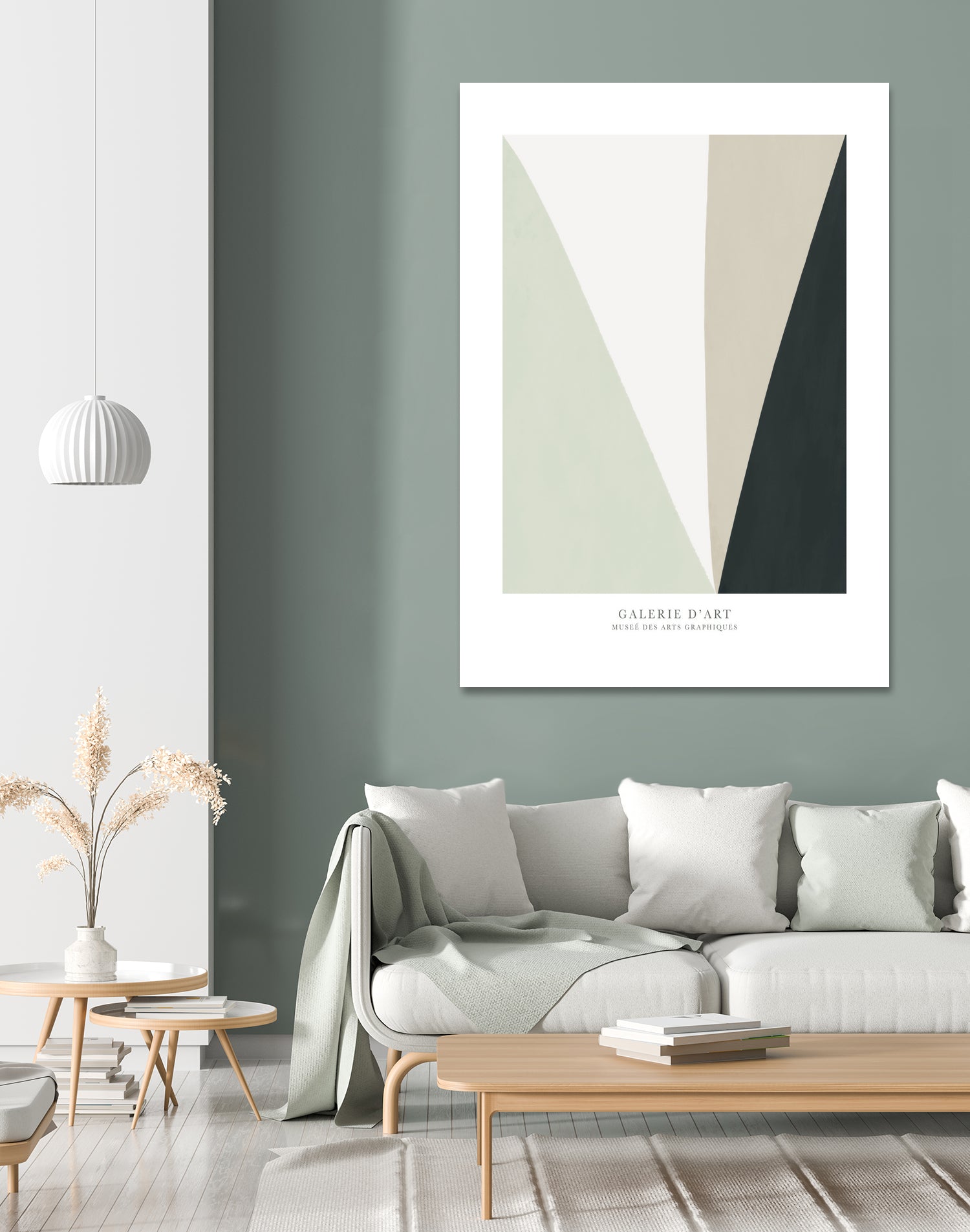 Art Graphique II by M studio on GIANT ART - beige scandinavian