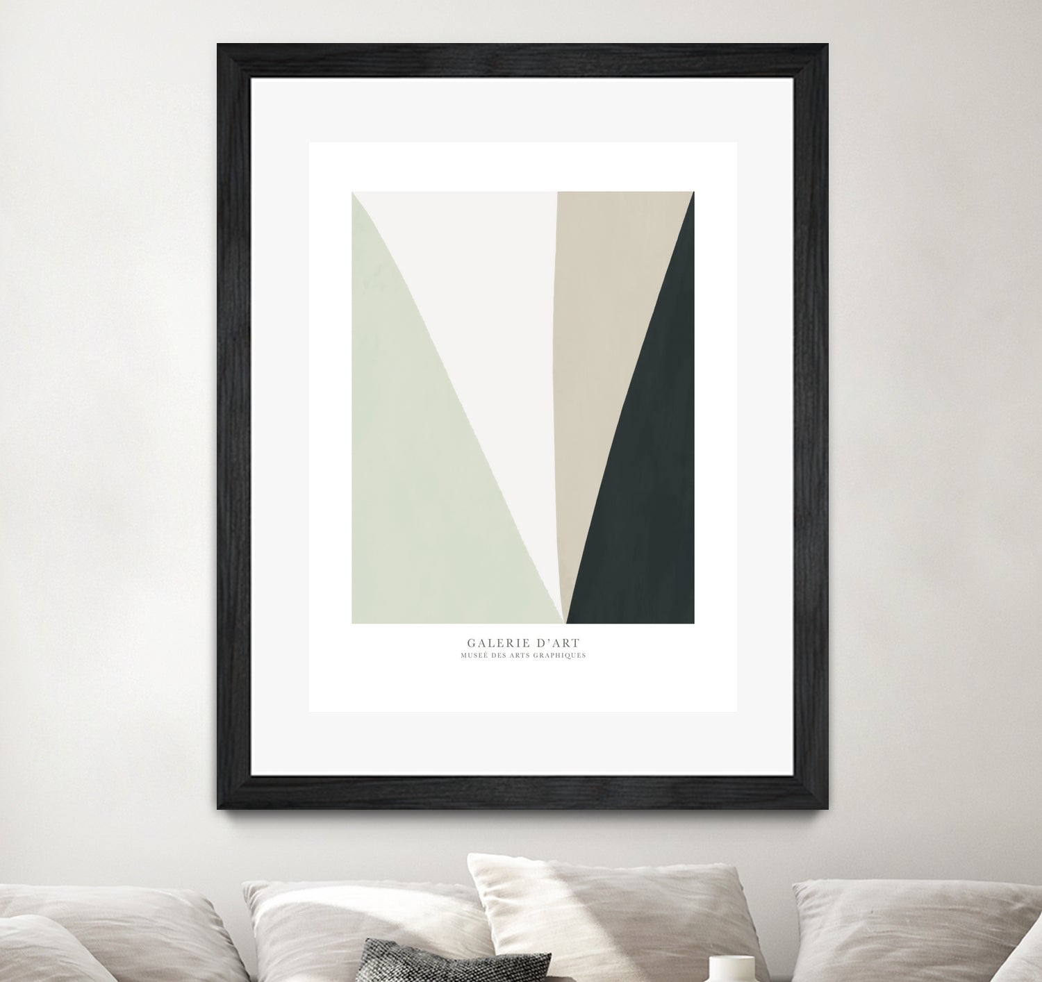 Art Graphique II by M studio on GIANT ART - beige scandinavian