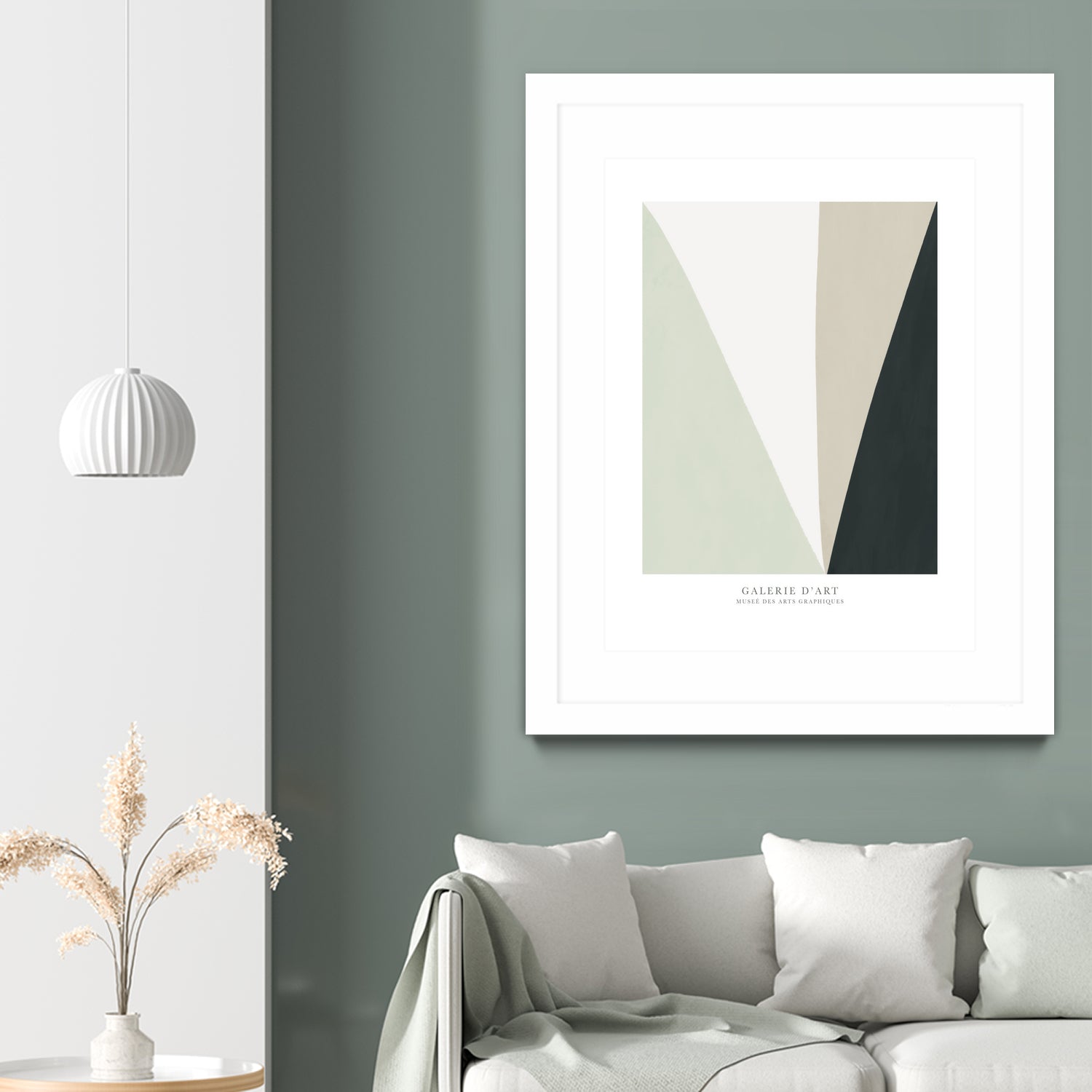 Art Graphique II by M studio on GIANT ART - beige scandinavian