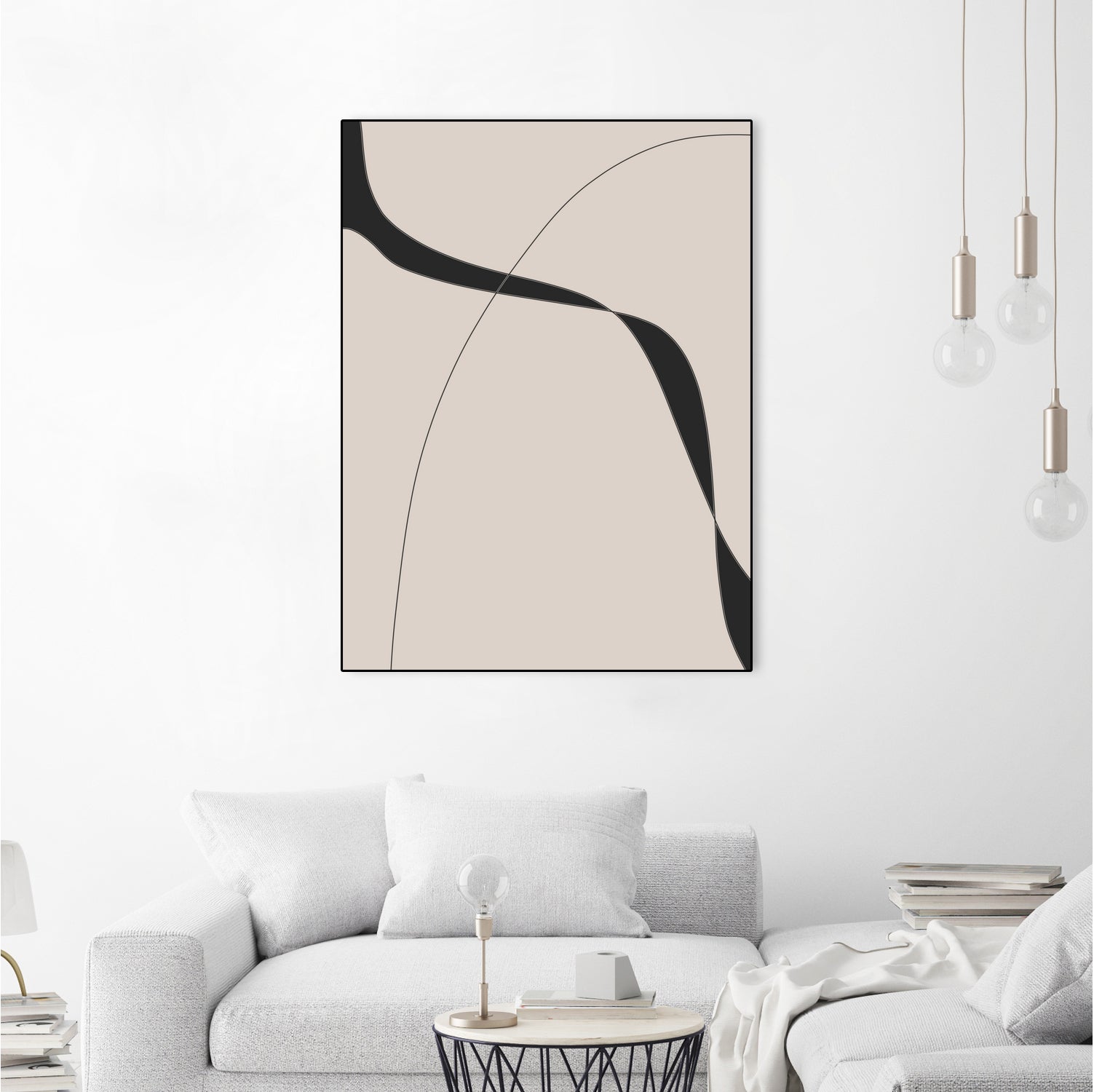 Black Shapes II by Clicart Studio on GIANT ART