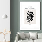 L'art des fleurs by M Studio on GIANT ART - beige flowers