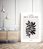 L'art des fleurs by M Studio on GIANT ART - beige flowers