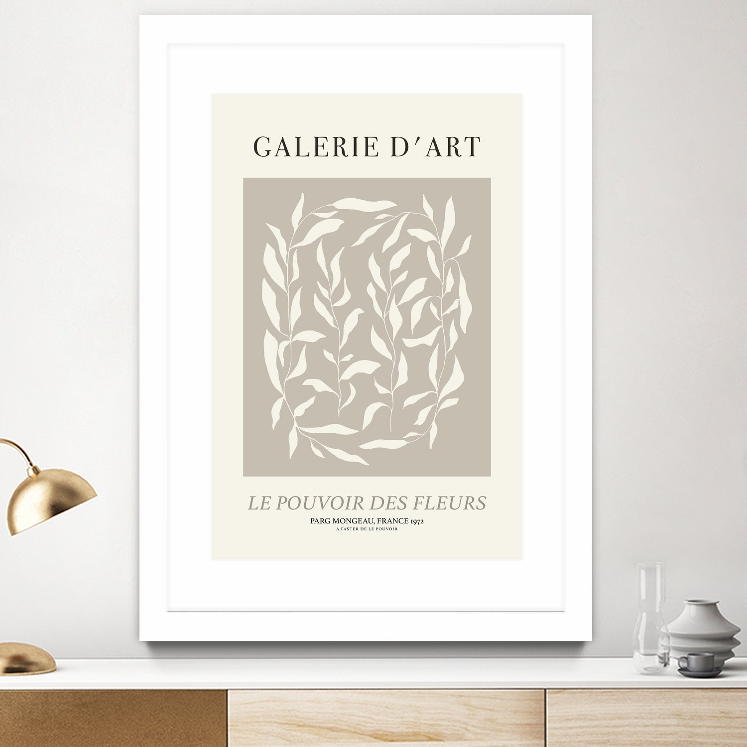 Le pouvoir des fleurs by M Studio on GIANT ART