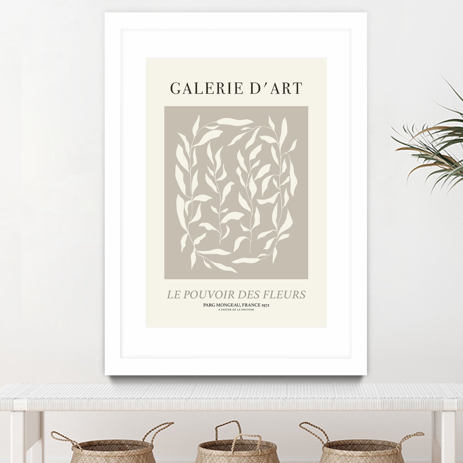 Le pouvoir des fleurs by M Studio on GIANT ART