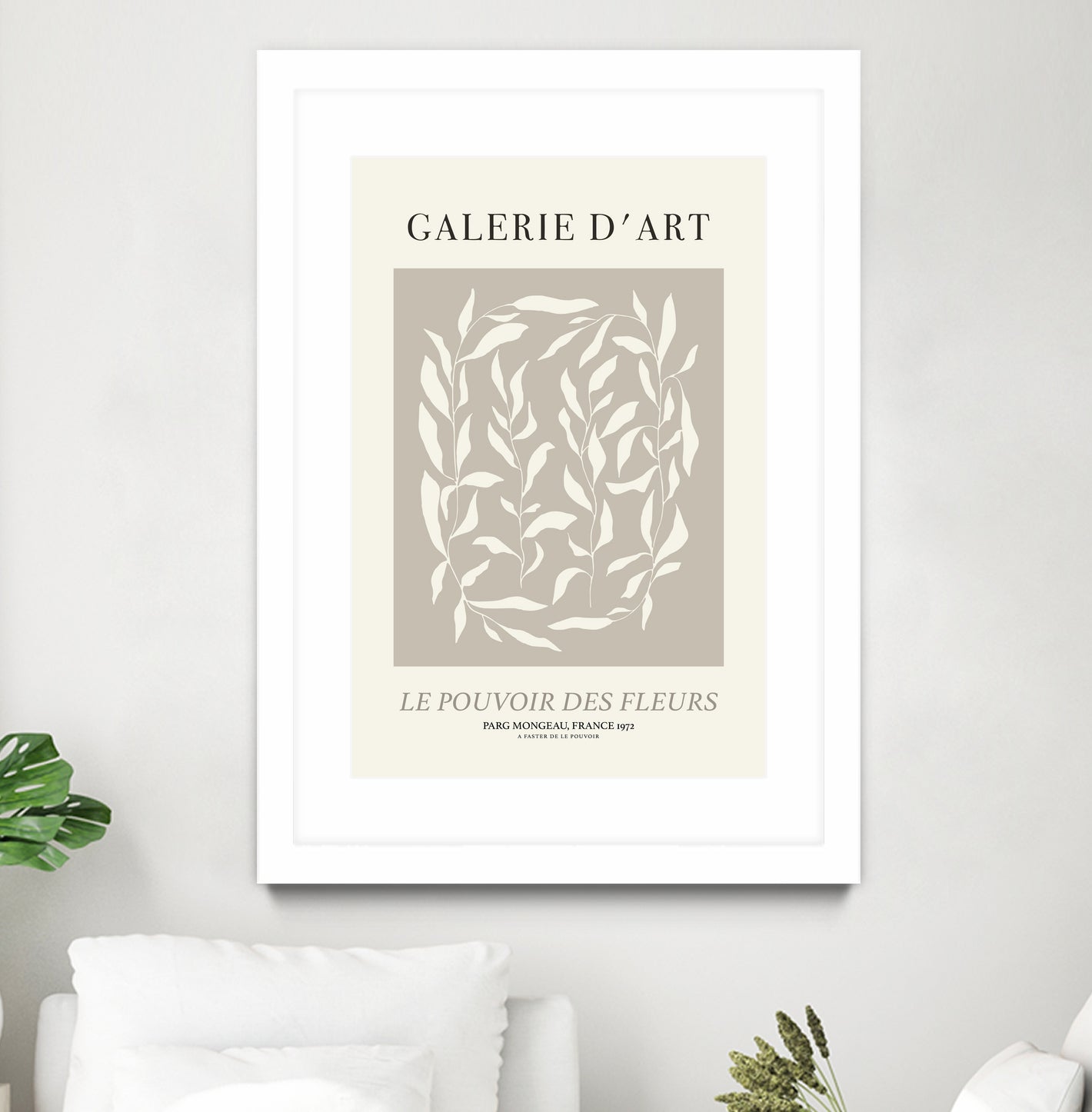 Le pouvoir des fleurs by M Studio on GIANT ART