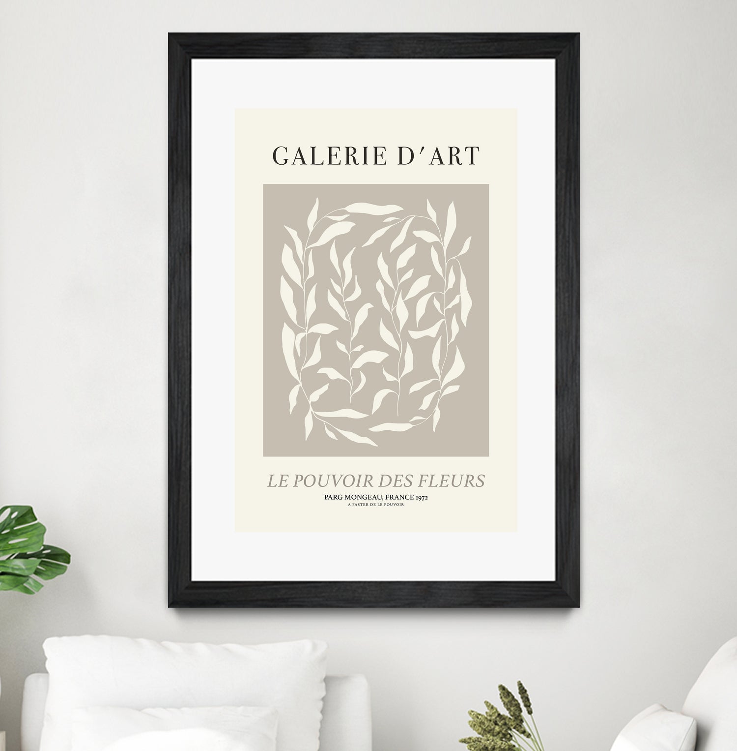 Le pouvoir des fleurs by M Studio on GIANT ART