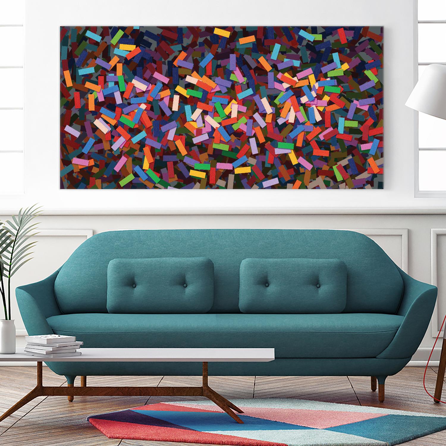 RISING by Celine Cimon on GIANT ART - red abstract canadian