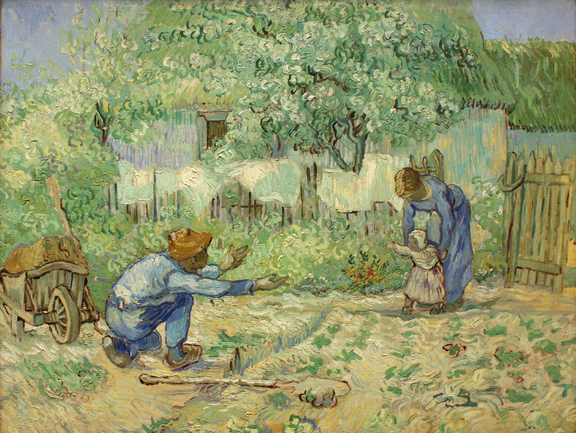 First Steps, after Millet by Vicent Van Gogh on GIANT ART