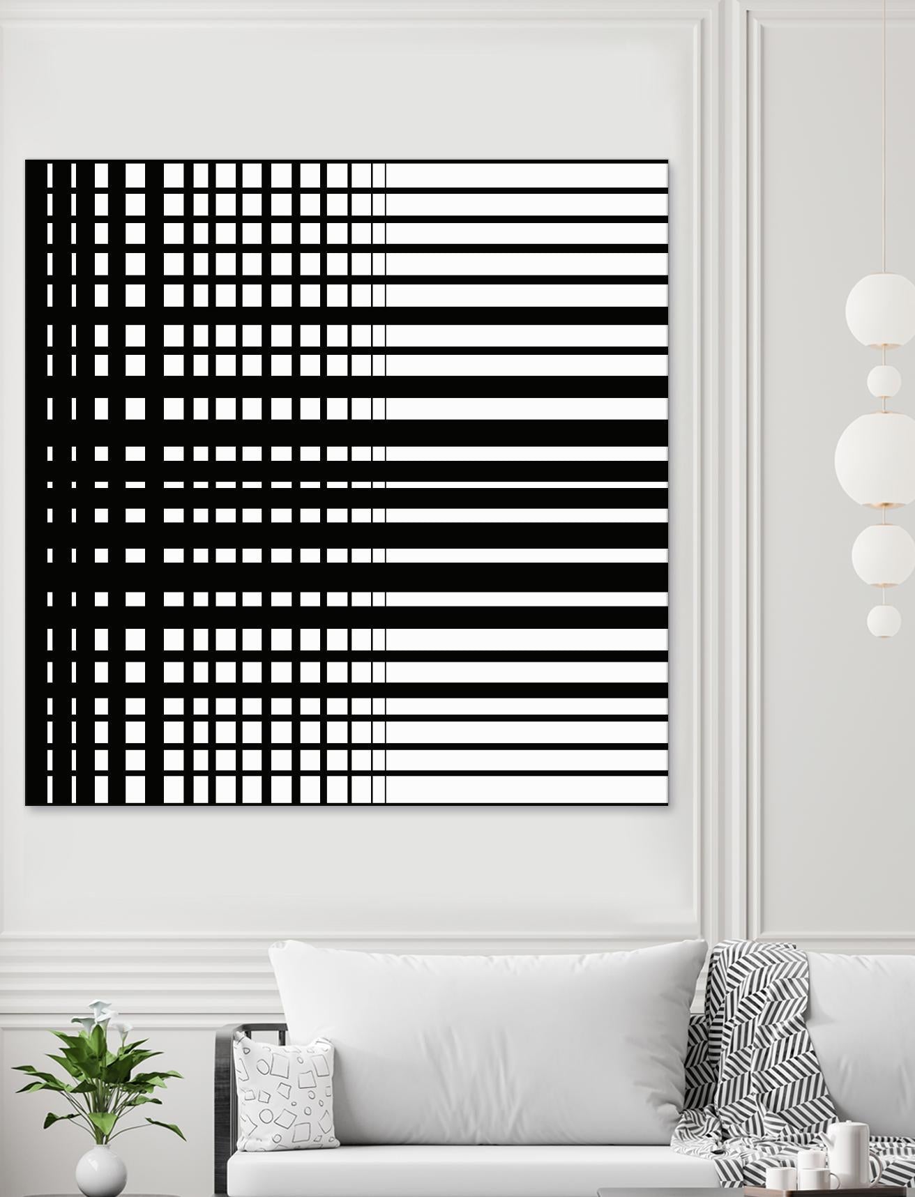 Vibing II by Daleno Art on GIANT ART - white patterns abstrait
