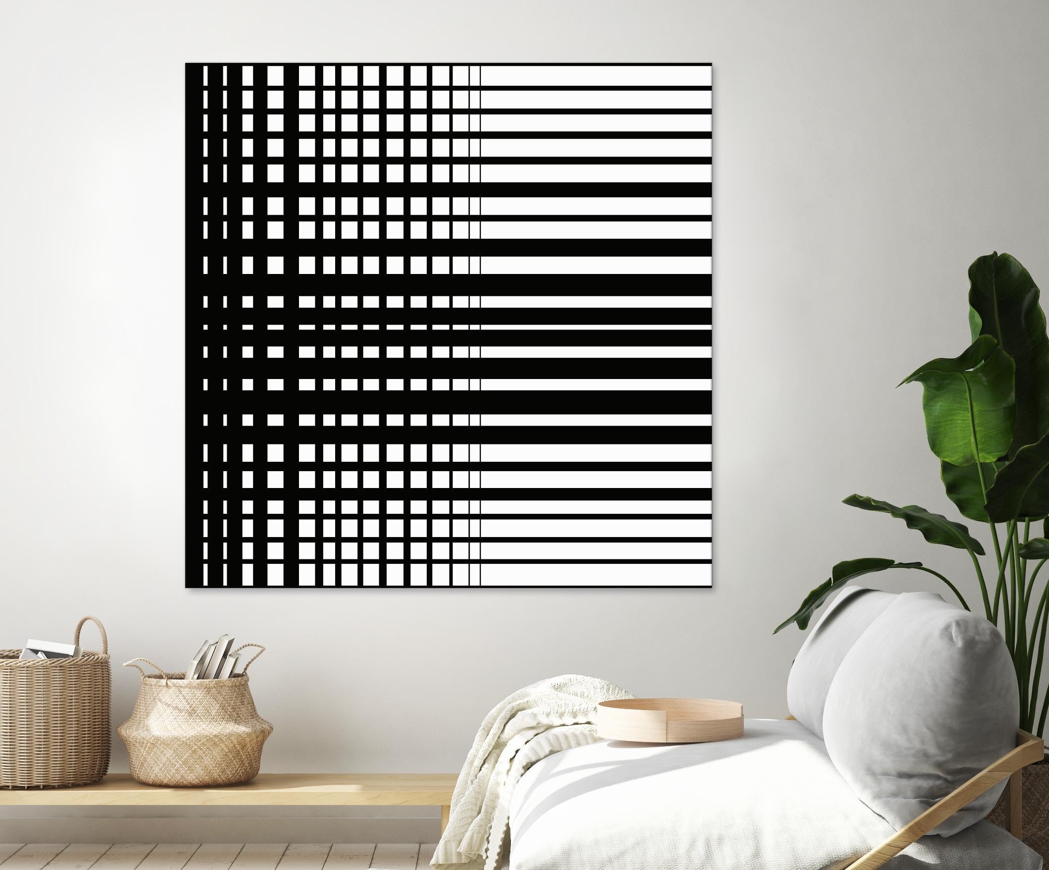 Vibing II by Daleno Art on GIANT ART - white patterns abstrait