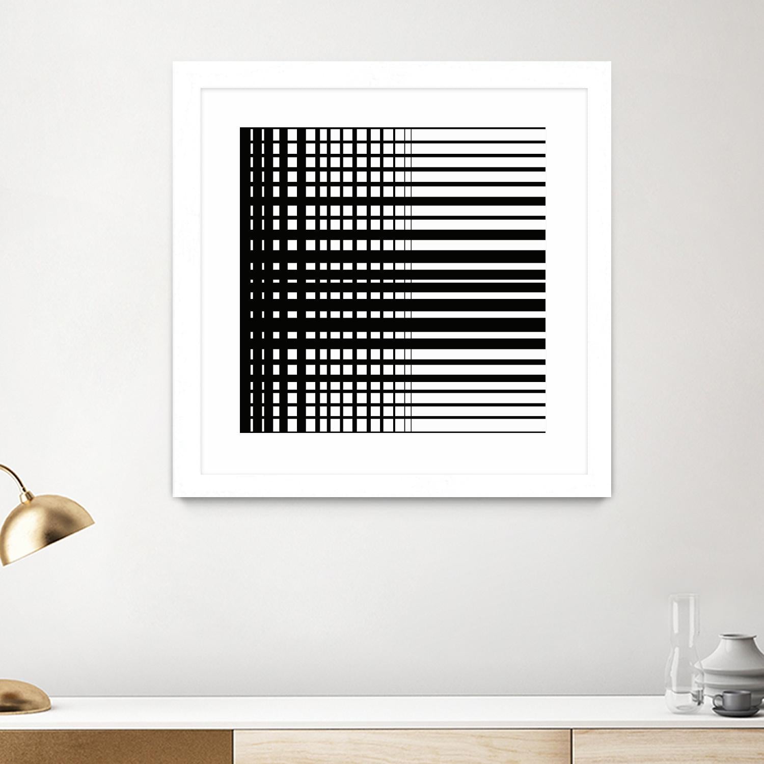Vibing II by Daleno Art on GIANT ART - white patterns abstrait