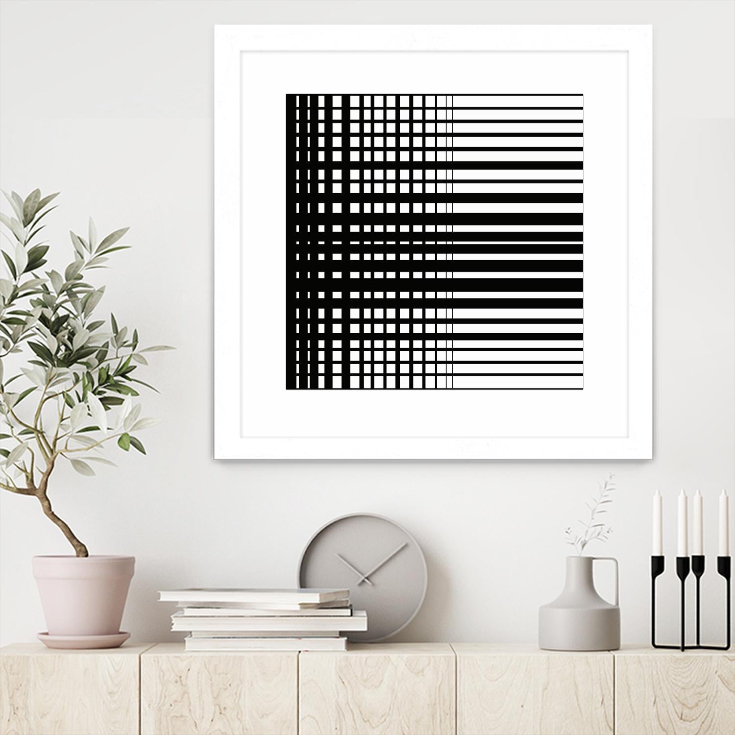 Vibing II by Daleno Art on GIANT ART - white patterns abstrait