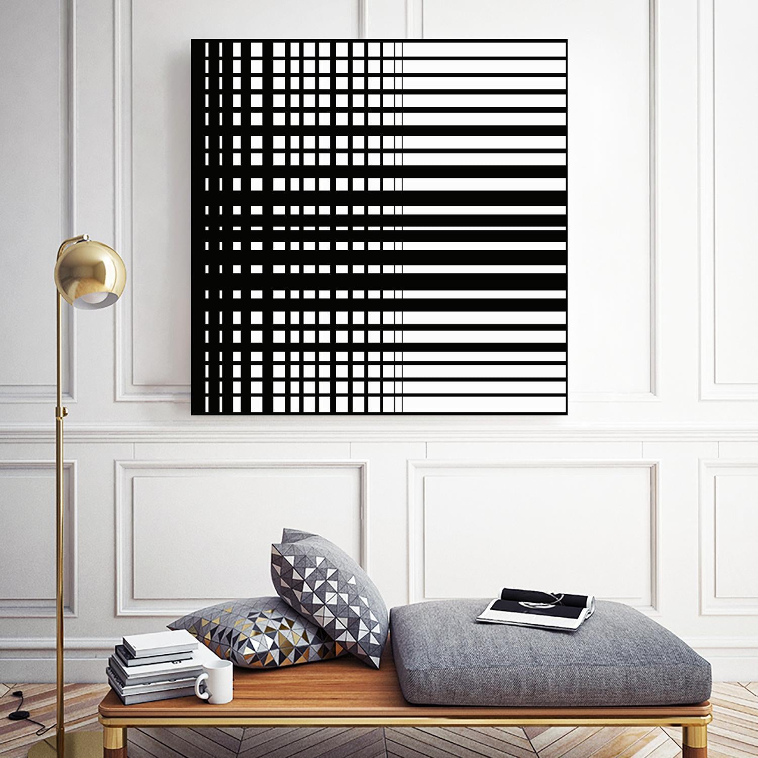 Vibing II by Daleno Art on GIANT ART - white patterns abstrait