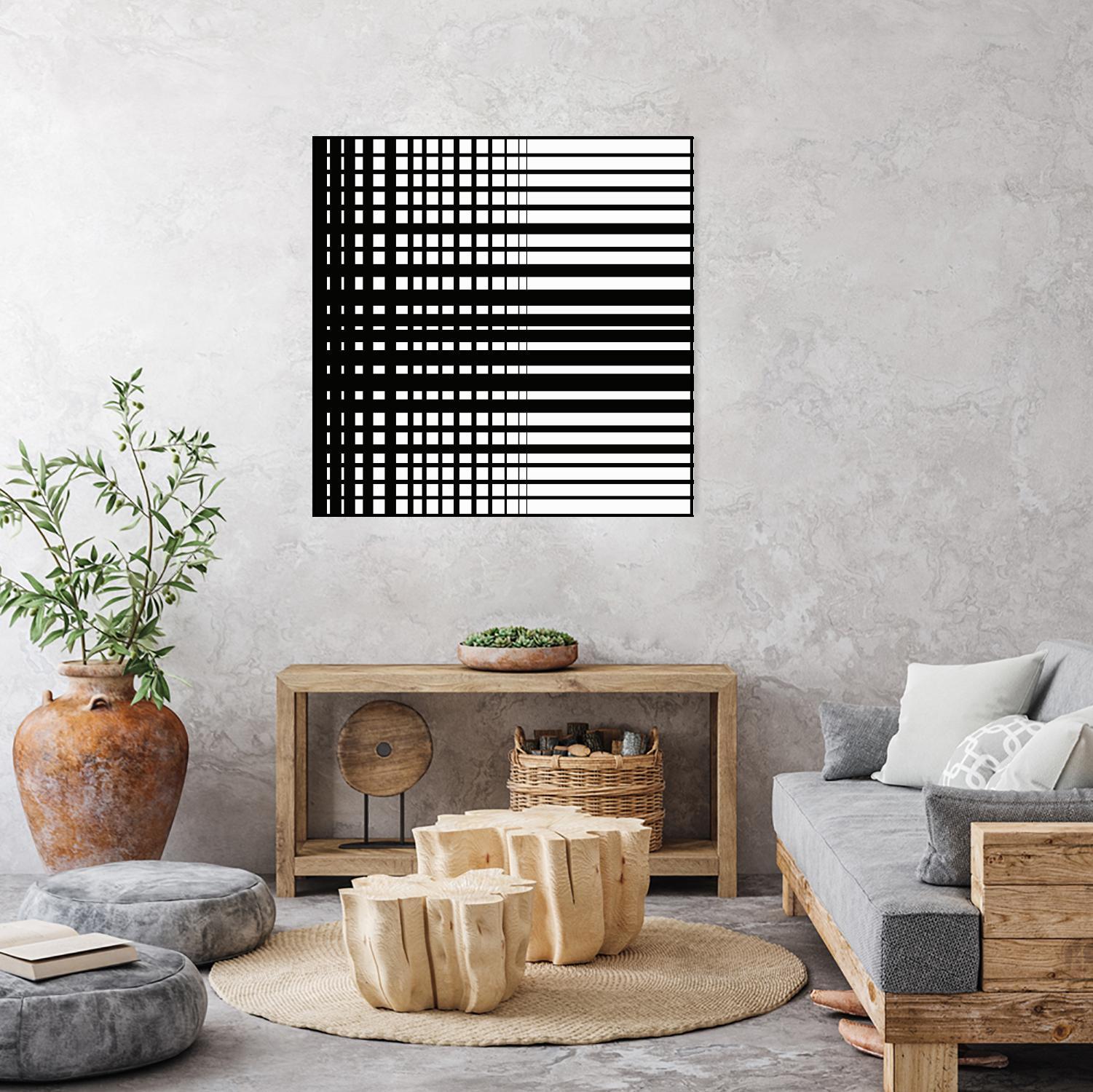 Vibing II by Daleno Art on GIANT ART - white patterns abstrait