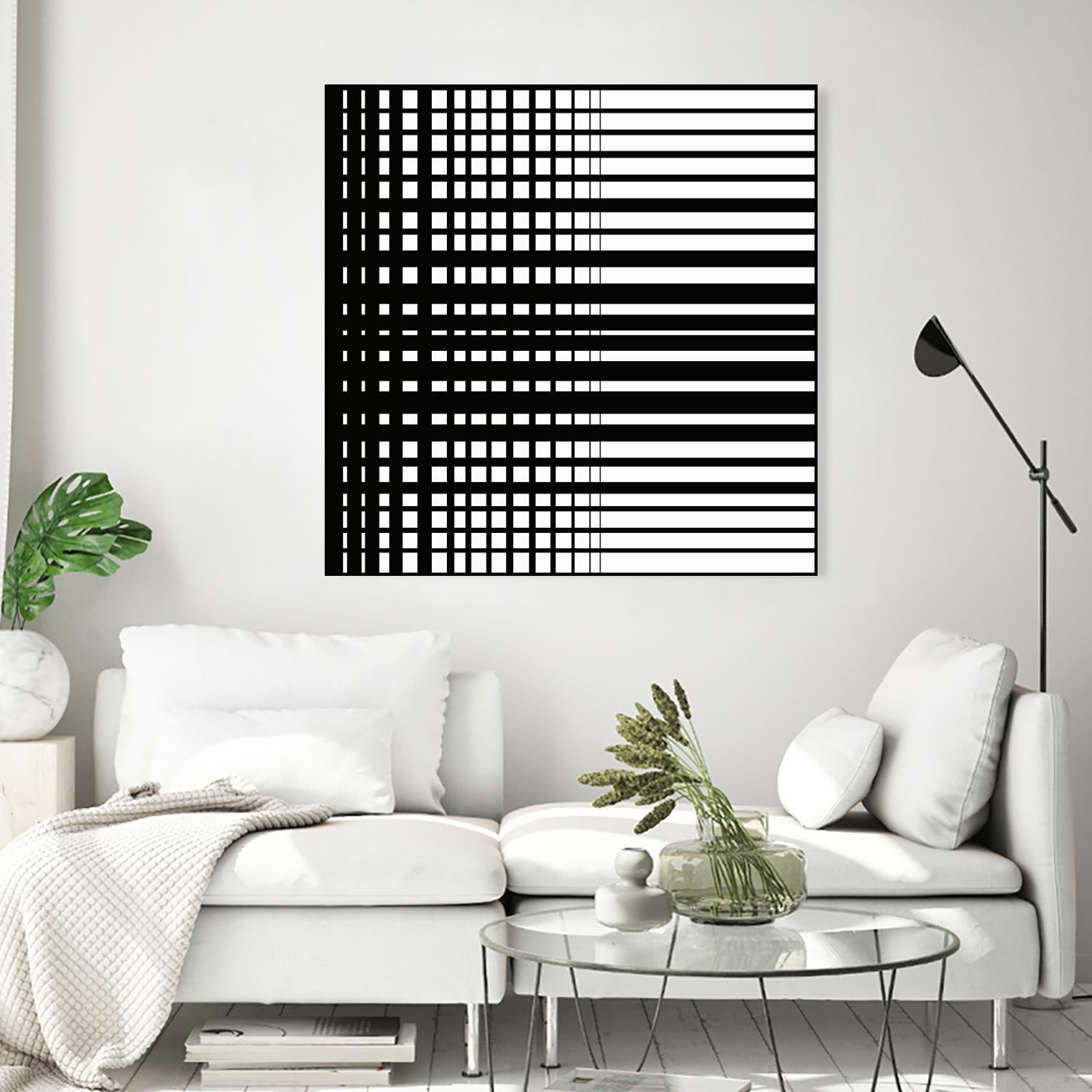 Vibing II by Daleno Art on GIANT ART - white patterns abstrait