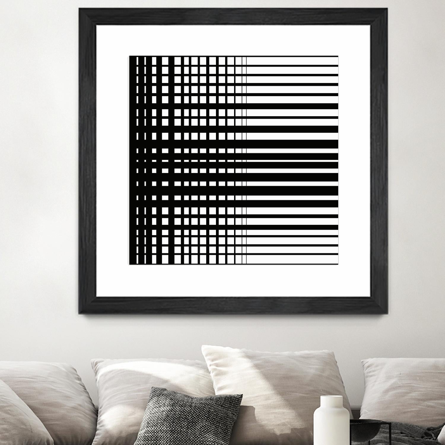 Vibing II by Daleno Art on GIANT ART - white patterns abstrait