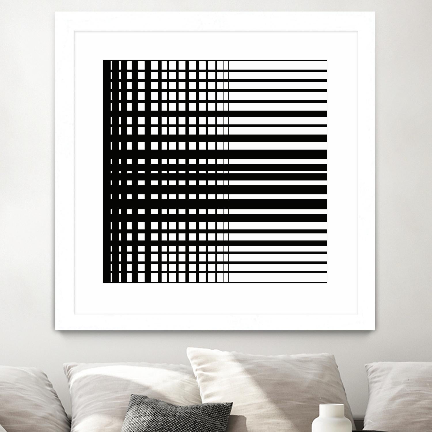 Vibing II by Daleno Art on GIANT ART - white patterns abstrait