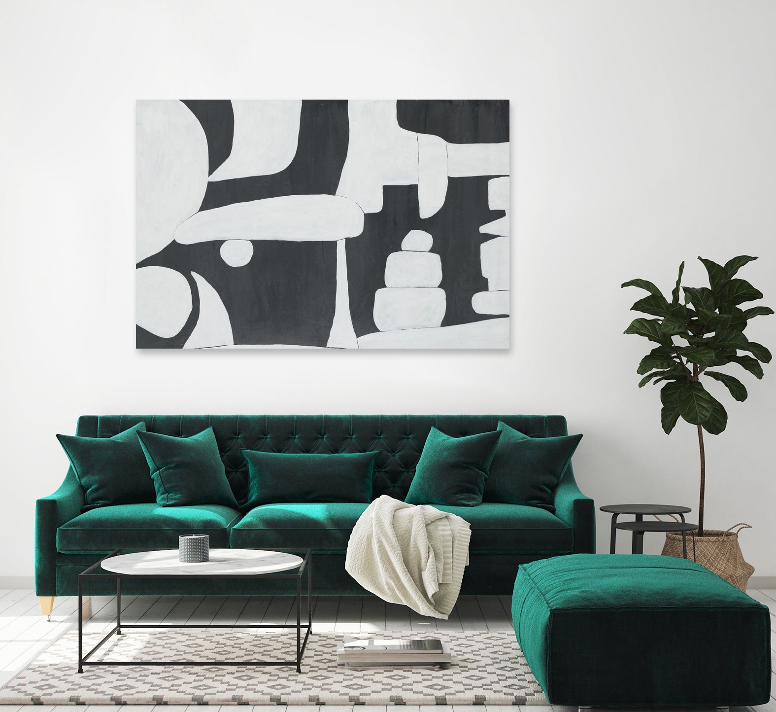 Remembering Decades by Daleno Art on GIANT ART - black abstract