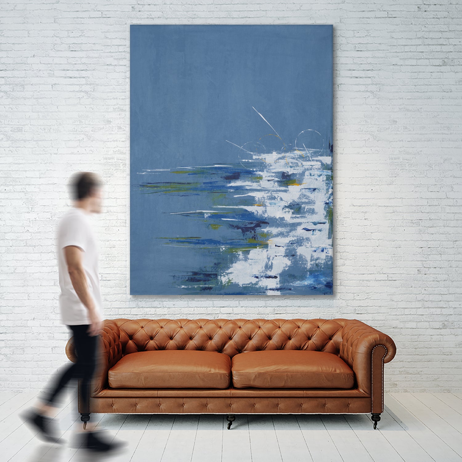 Tip Toe Surf by Daleno Art on GIANT ART -  abstract