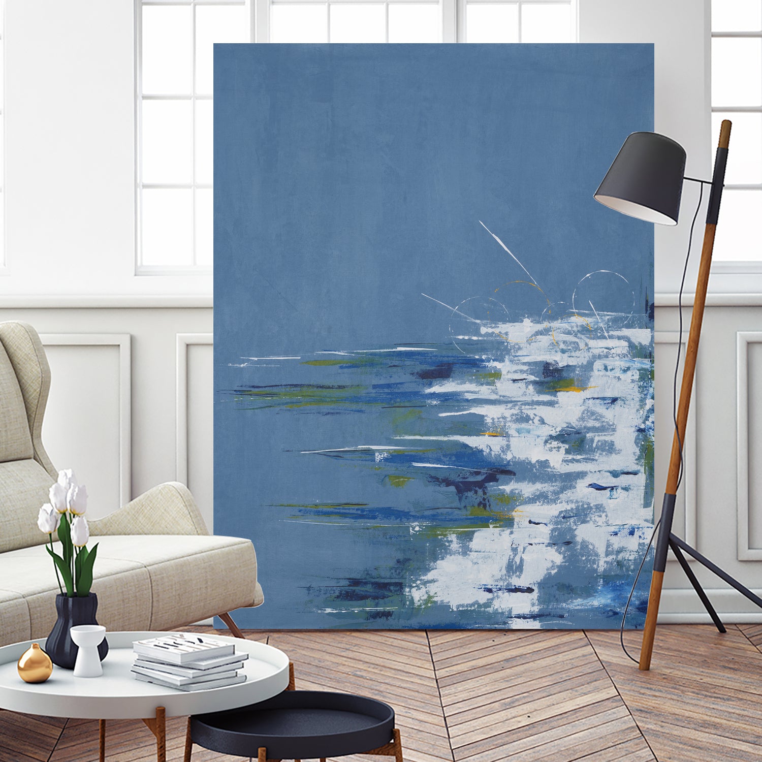 Tip Toe Surf by Daleno Art on GIANT ART -  abstract