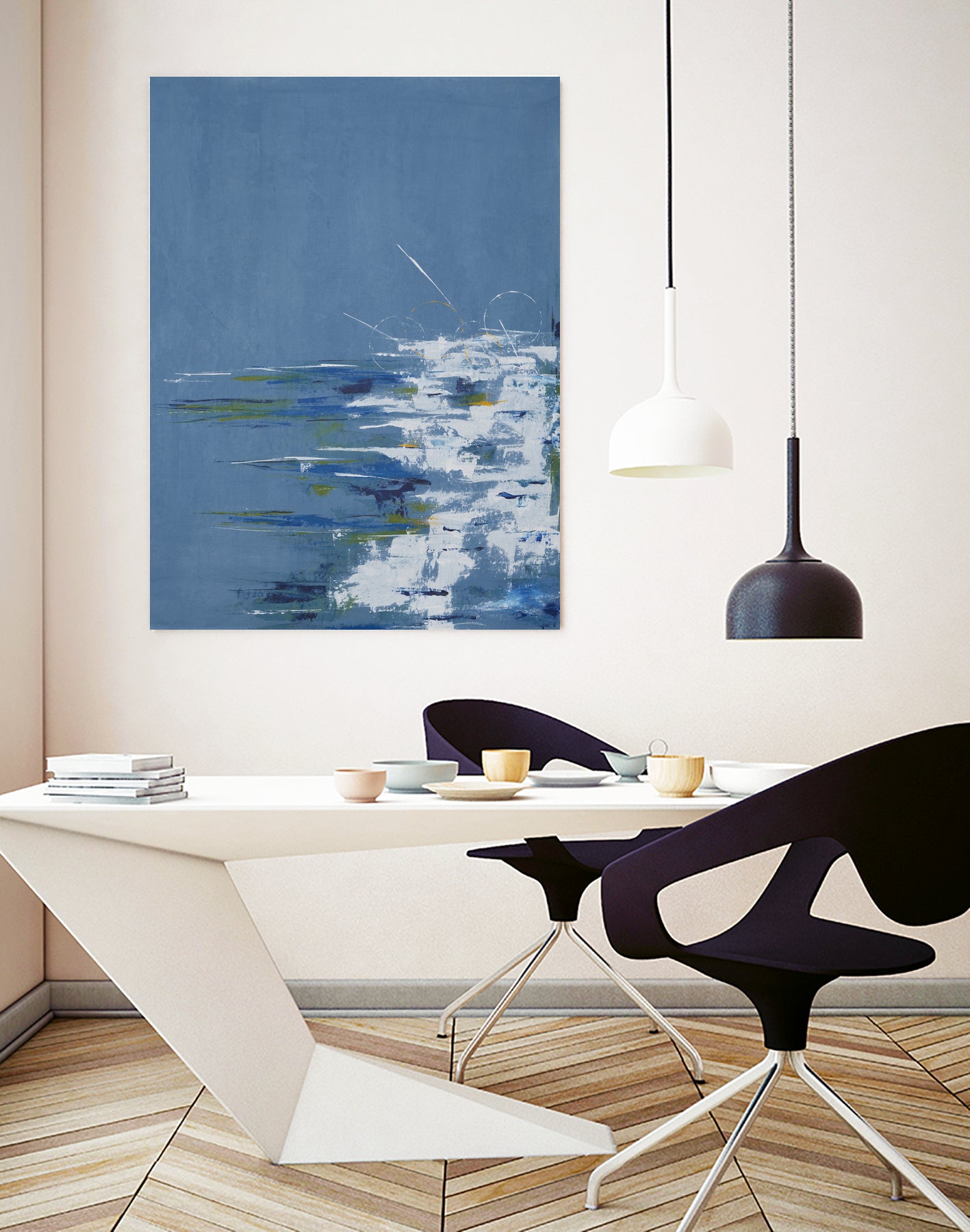 Tip Toe Surf by Daleno Art on GIANT ART -  abstract