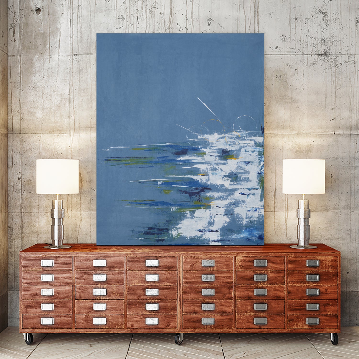 Tip Toe Surf by Daleno Art on GIANT ART -  abstract