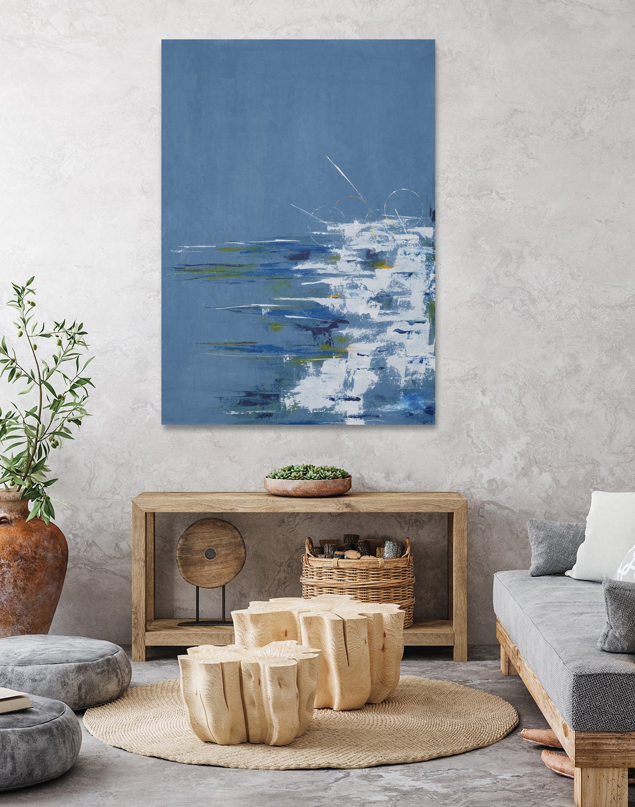 Tip Toe Surf by Daleno Art on GIANT ART -  abstract