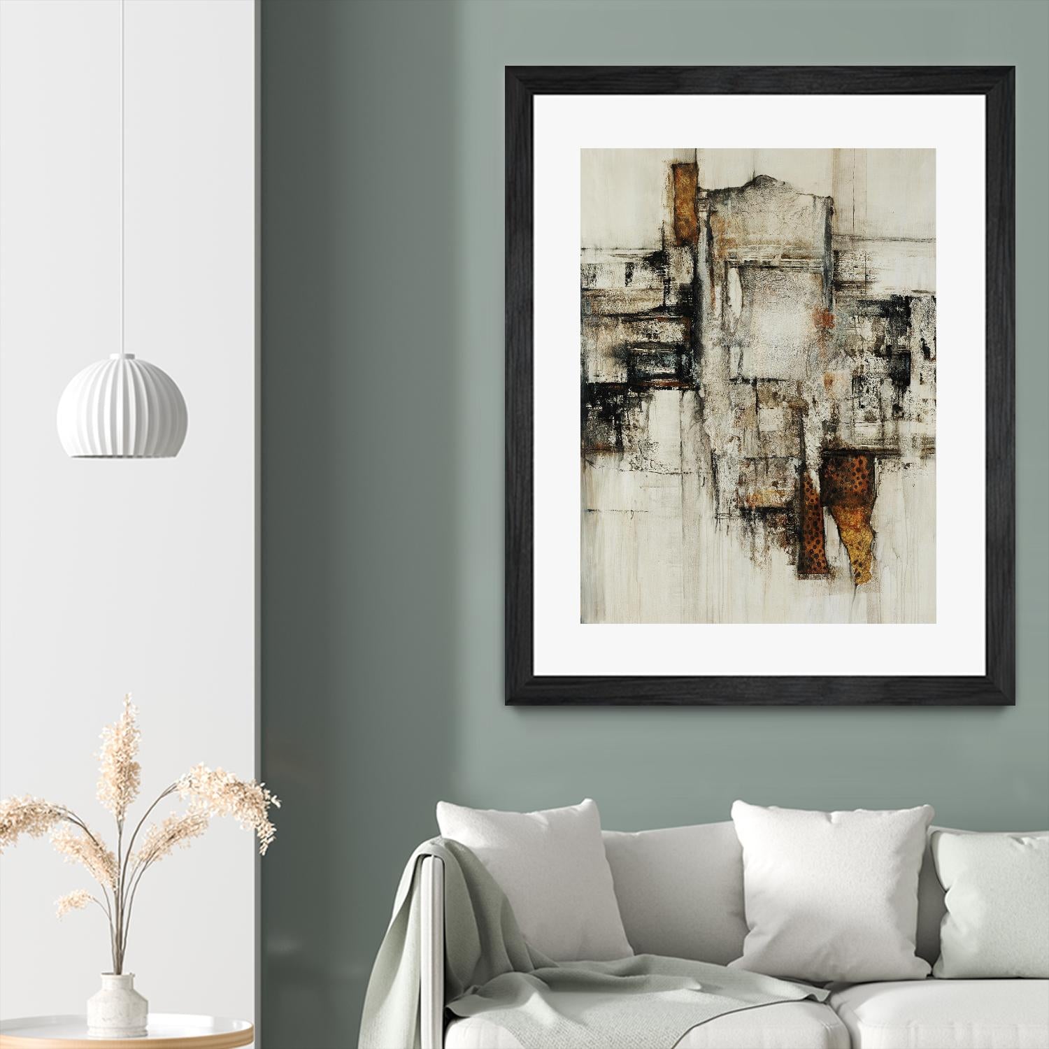 Paper Performance I by Daleno Art on GIANT ART - beige abstract abstract