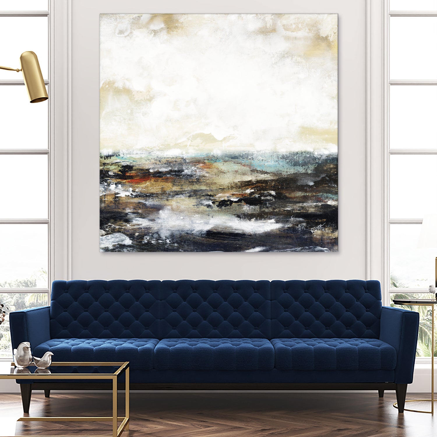 Troubled Waters I by Daleno Art on GIANT ART - multi abstract