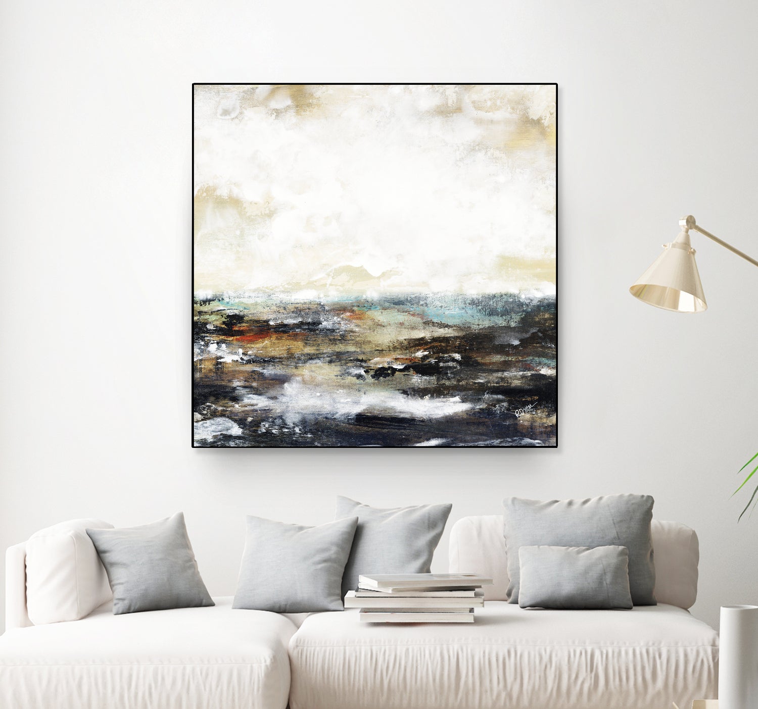 Troubled Waters I by Daleno Art on GIANT ART - multi abstract