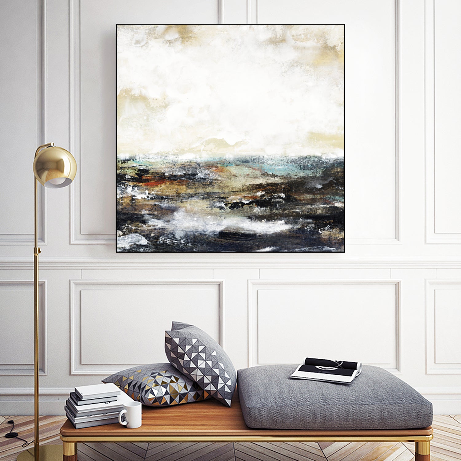 Troubled Waters I by Daleno Art on GIANT ART - multi abstract