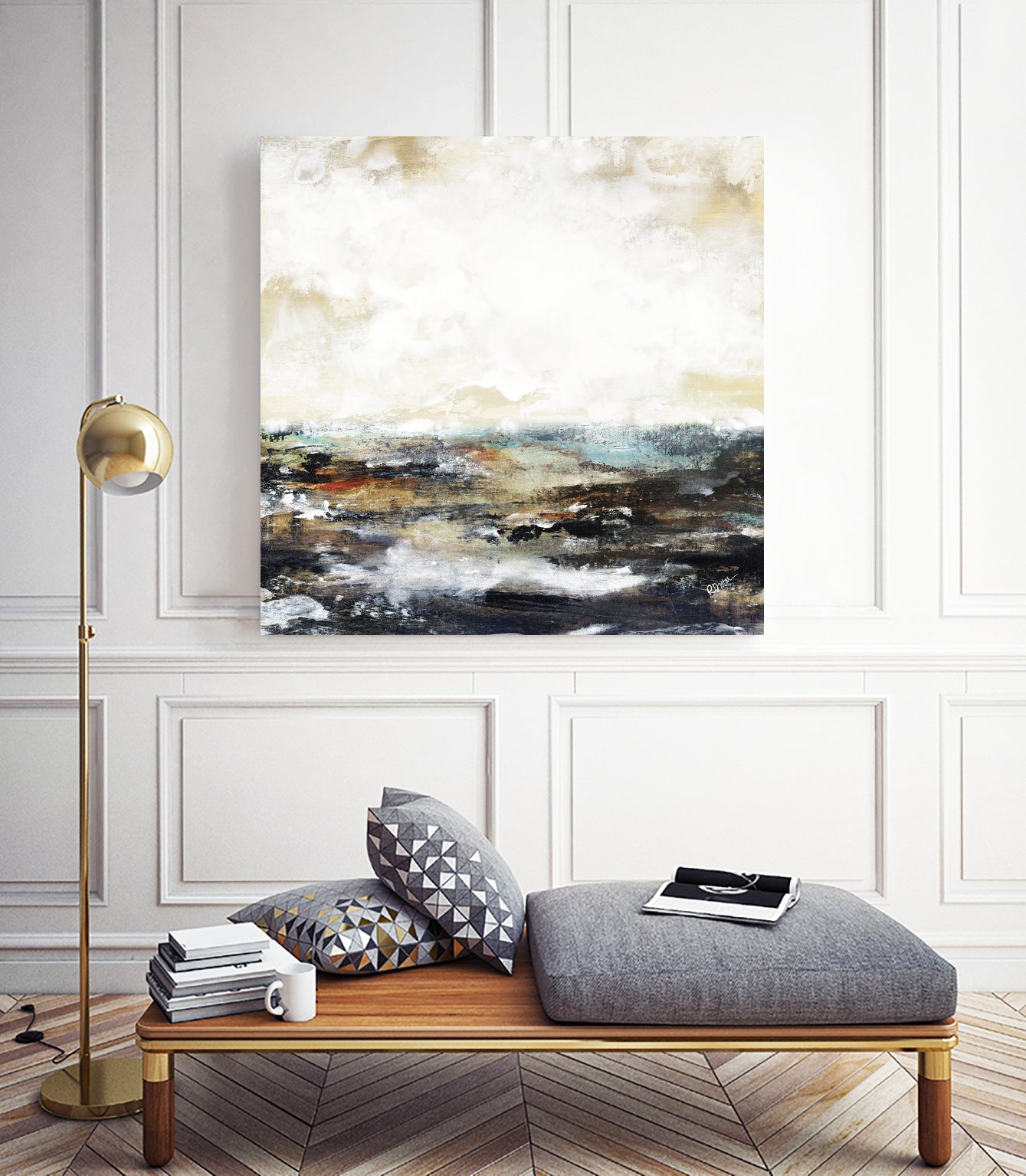 Troubled Waters I by Daleno Art on GIANT ART - multi abstract