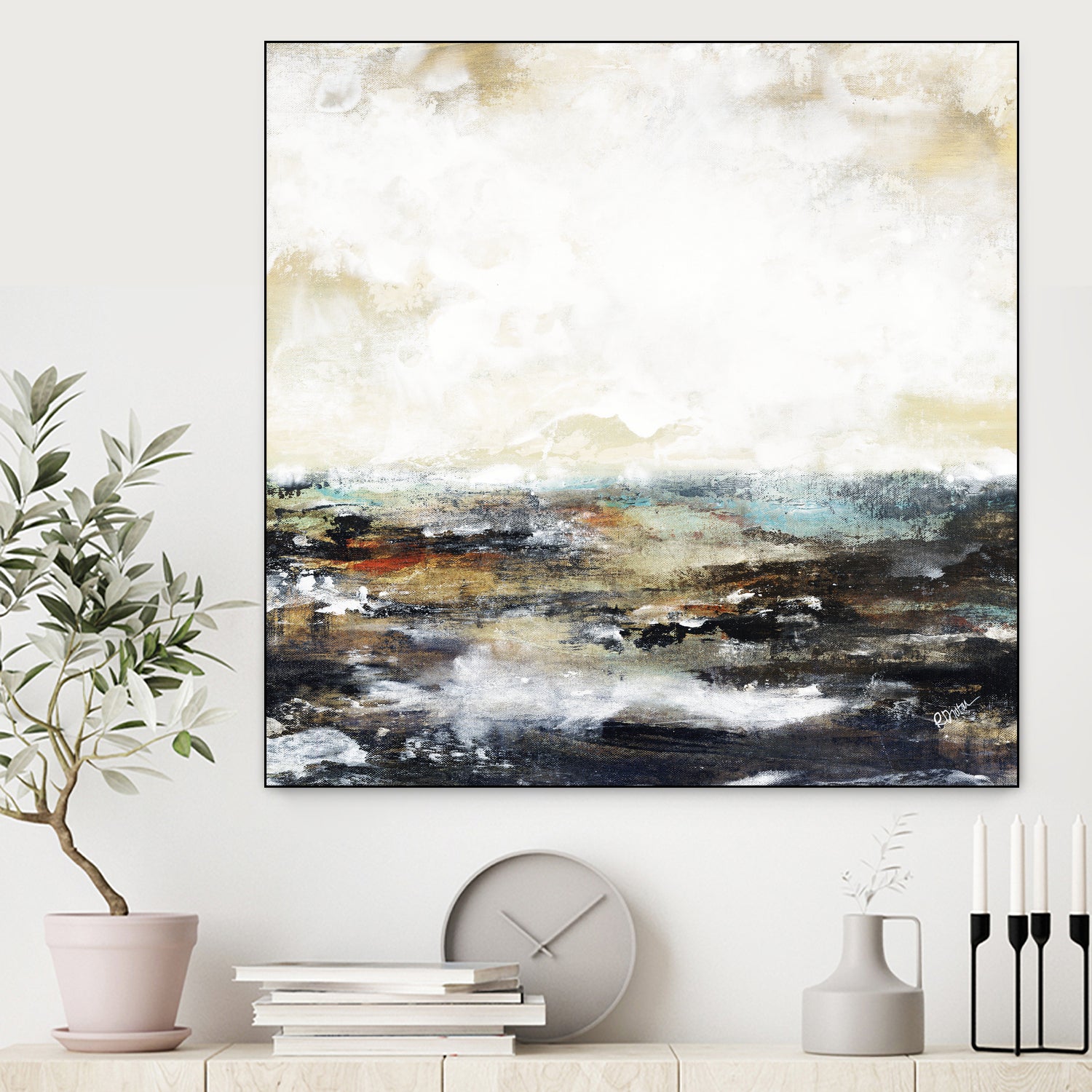 Troubled Waters I by Daleno Art on GIANT ART - multi abstract
