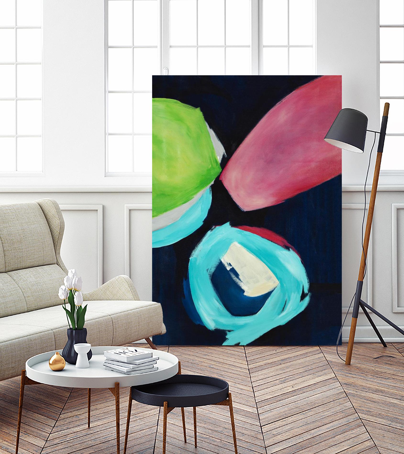 Interjecting II by Daleno Art on GIANT ART - pink abstract