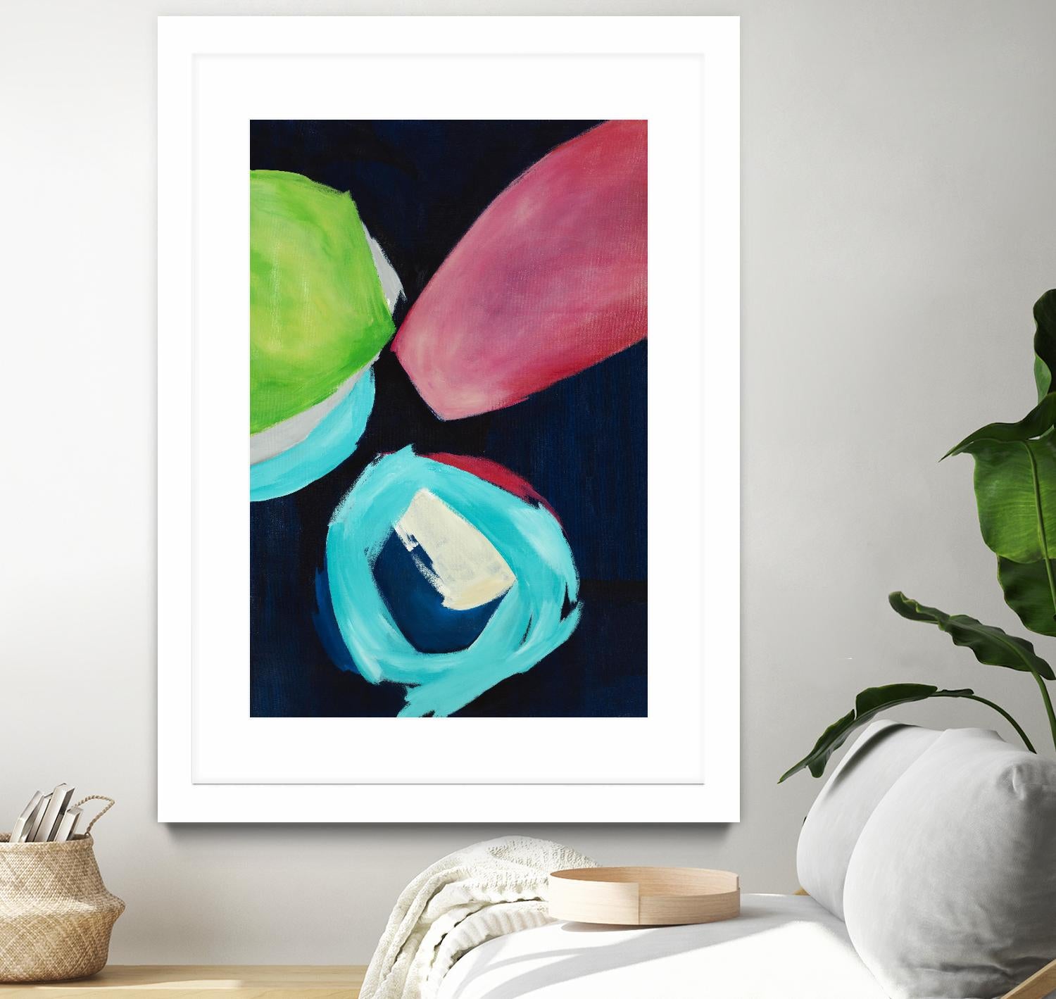 Interjecting II by Daleno Art on GIANT ART - pink abstract