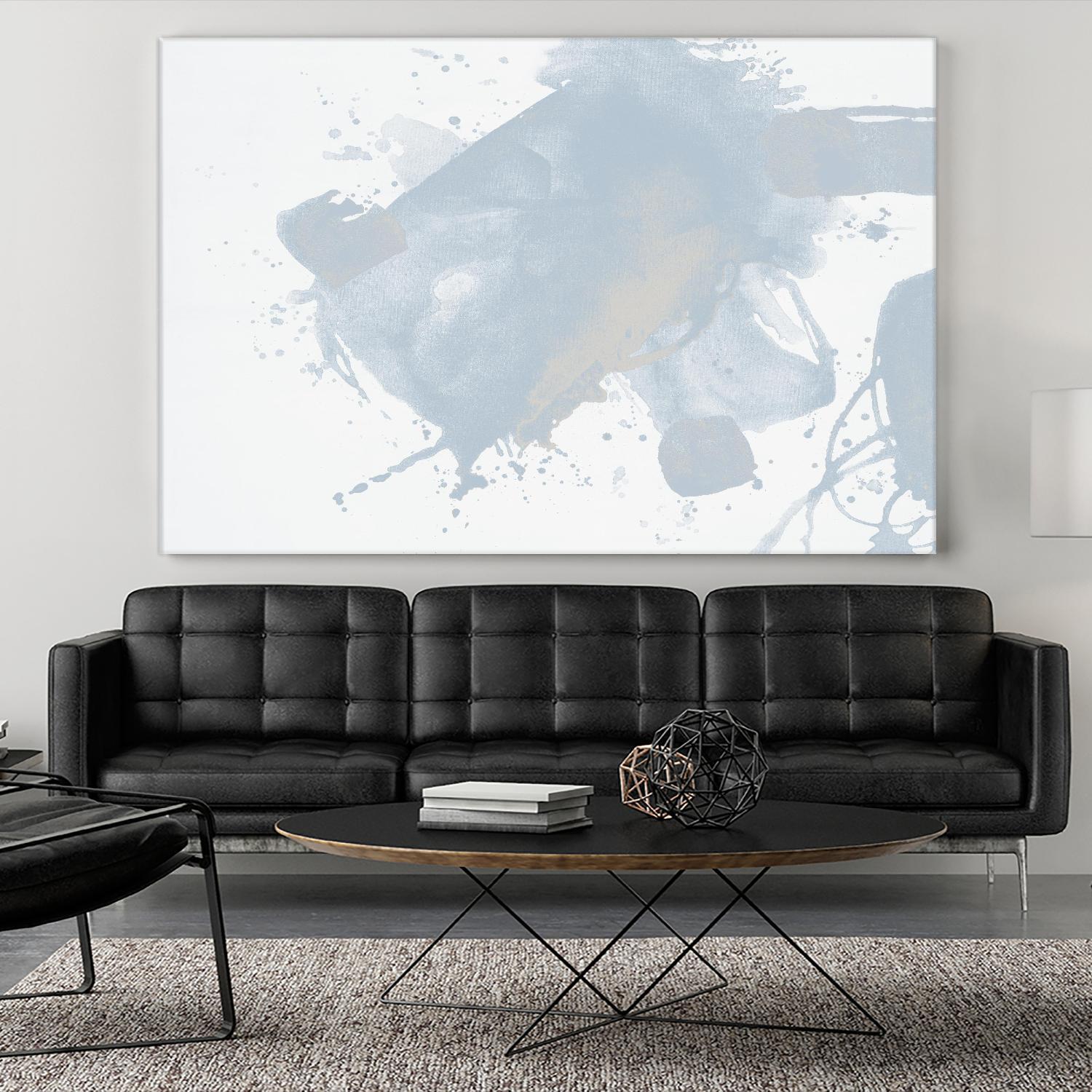 Baby Doll Blues V by Daleno Art on GIANT ART - blue abstract abstract