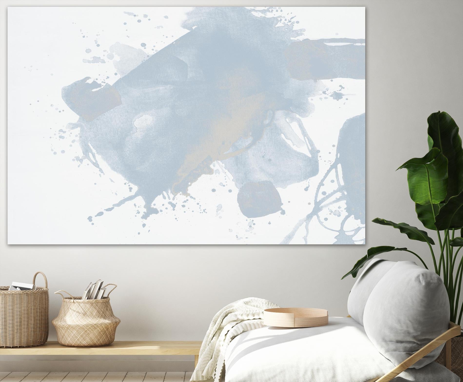 Baby Doll Blues V by Daleno Art on GIANT ART - blue abstract abstract