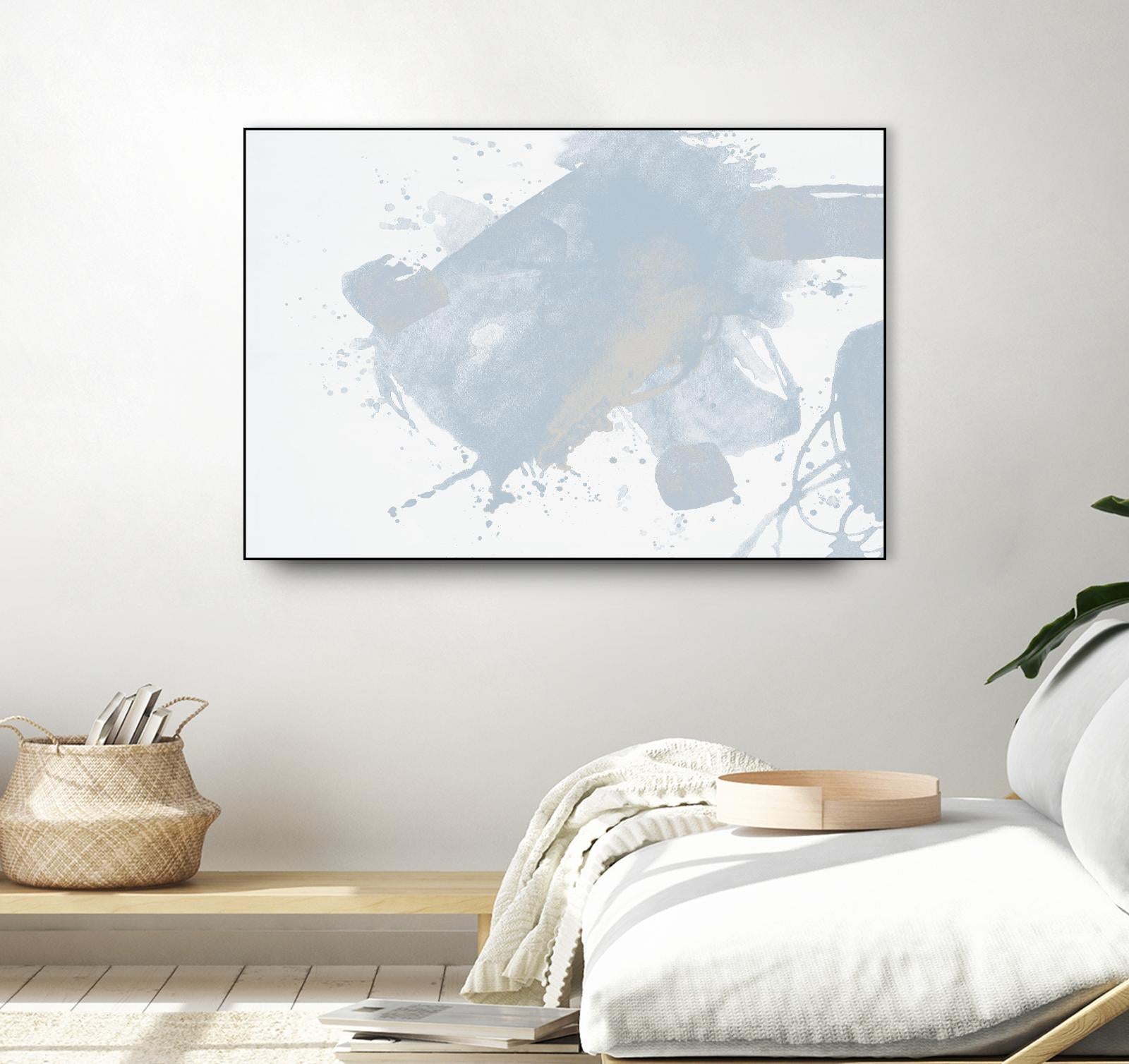 Baby Doll Blues V by Daleno Art on GIANT ART - blue abstract abstract