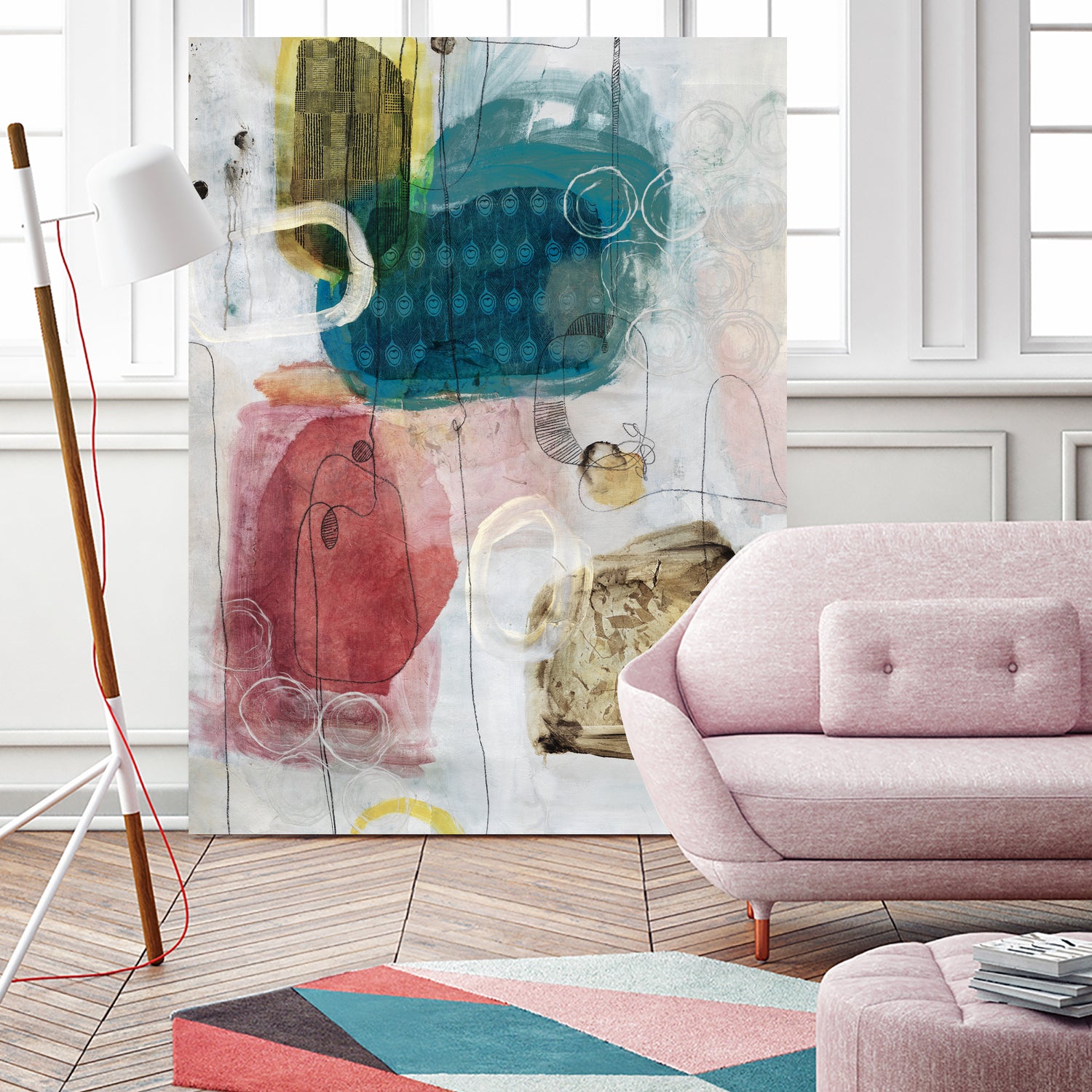 Flip Flop by Daleno Art on GIANT ART - multi abstract