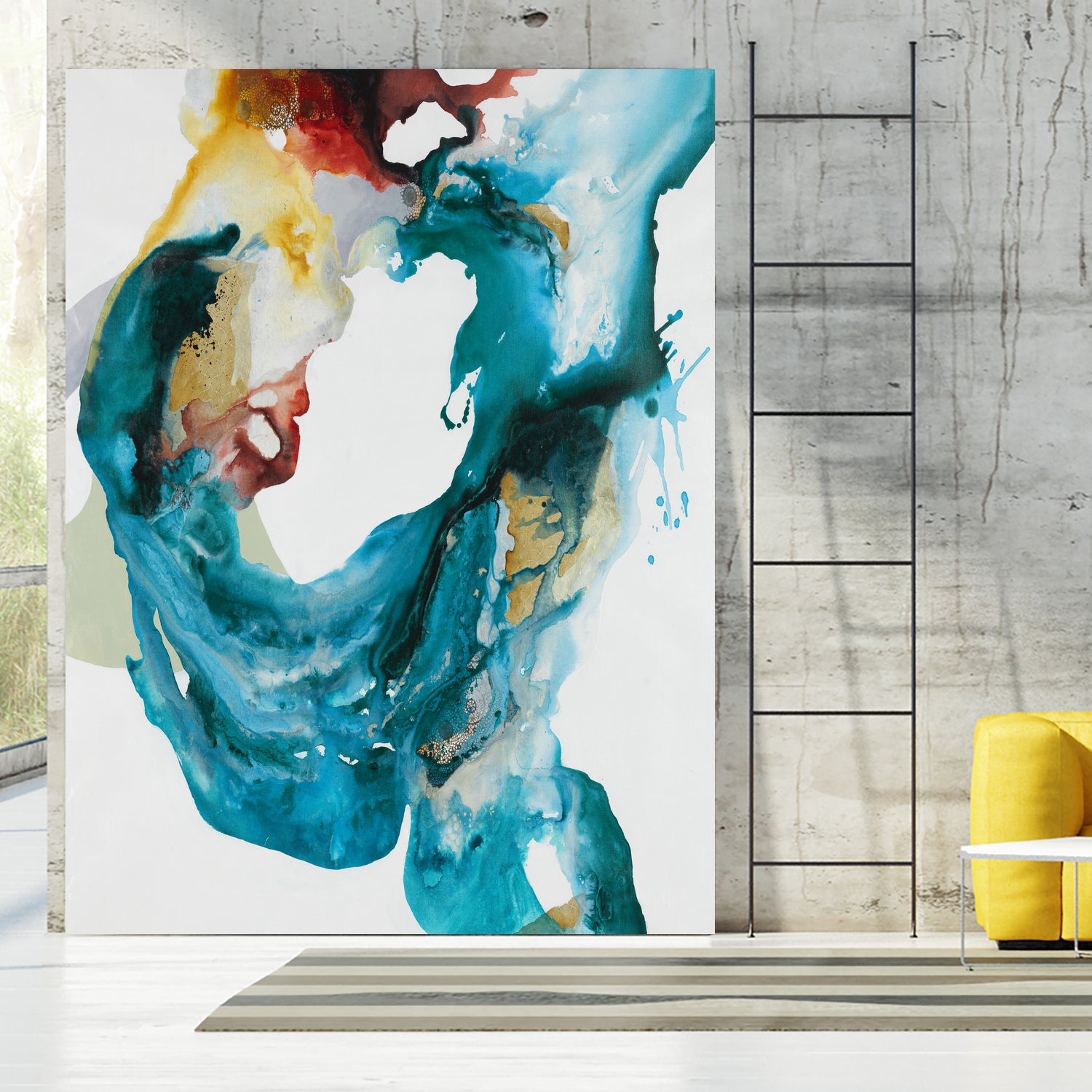 Weighted Flow II by Daleno Art on GIANT ART -  abstract